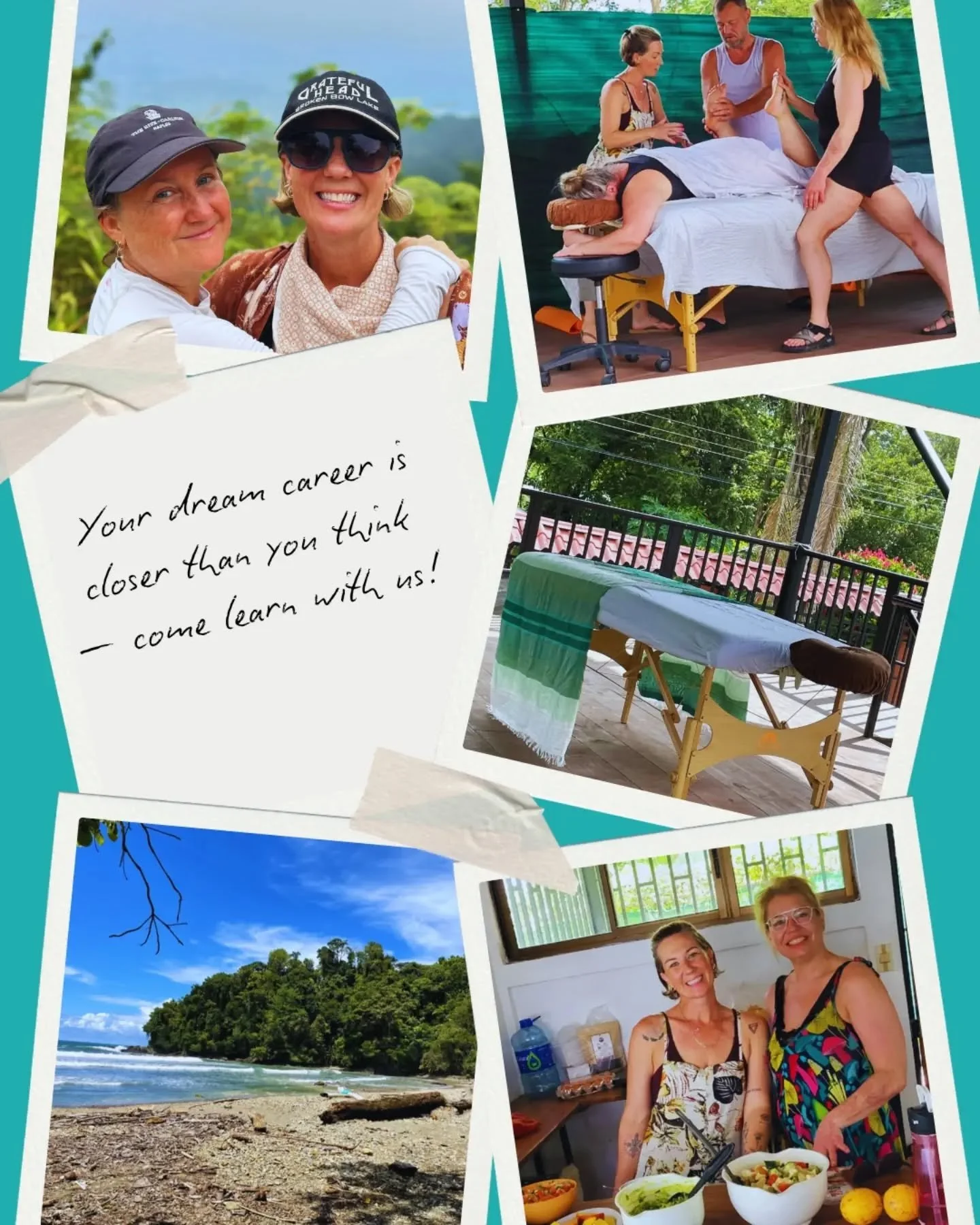 This is what you can expect from your Costa Rica retreat.&nbsp; Whether studying in Massage School or attending one of our Wellness Retreats, this is sure to be the travel adventure you hoped for.&nbsp; Discover yourself in Costa Rica! 🌊🌴☀️

#Conta