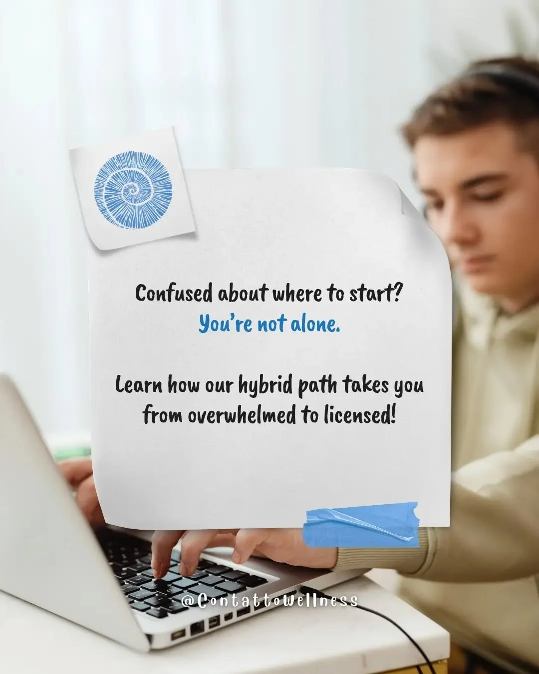 Becoming a Massage Therapist is well within your reach!  Schedule a quick call with us to talk about your specific needs.  www.contattowellness.com/call

#MassageSchool #MassageTraining #LearnMassage #StudyFromHome #ContattoWellness