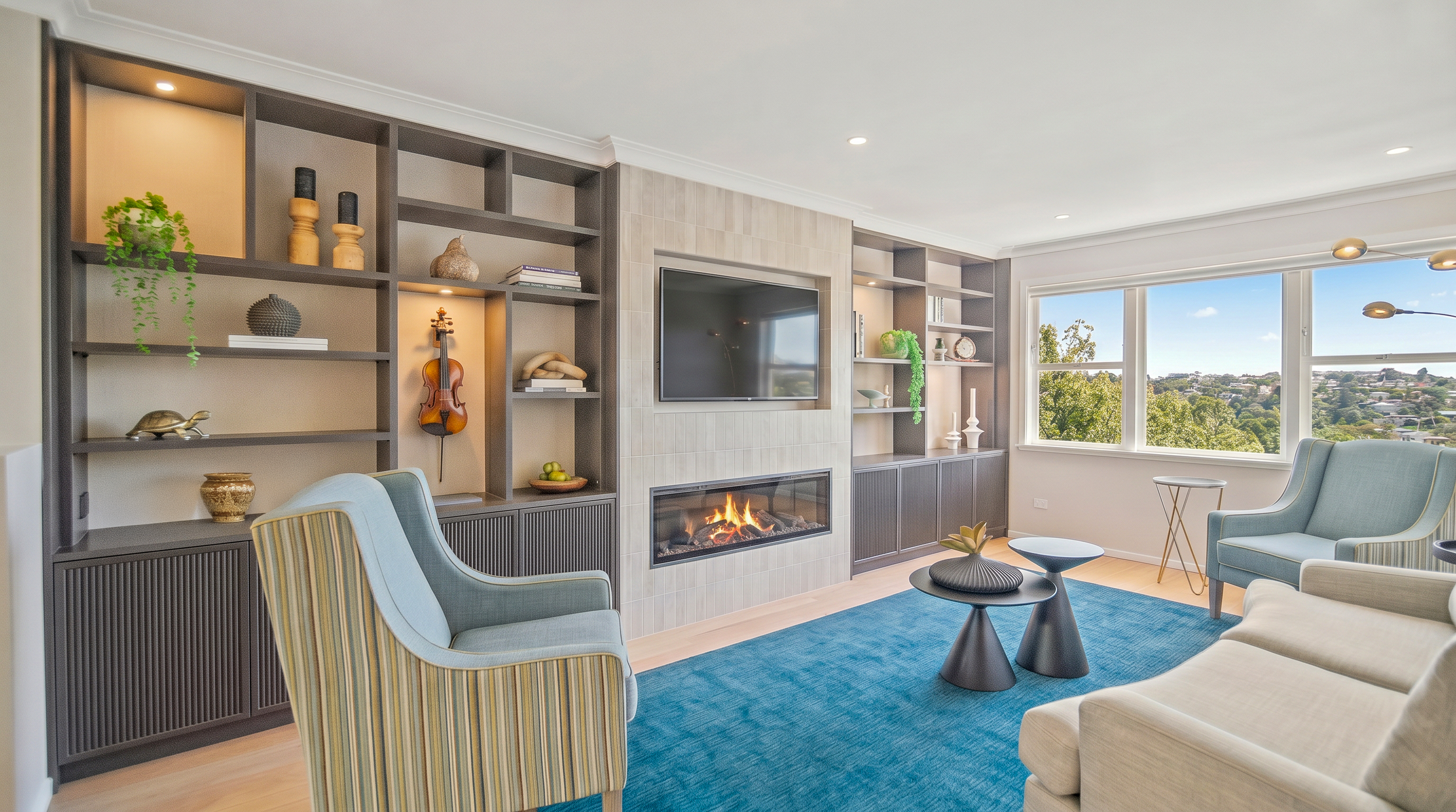 Custom cabinet, wall unit. Auckland renovation