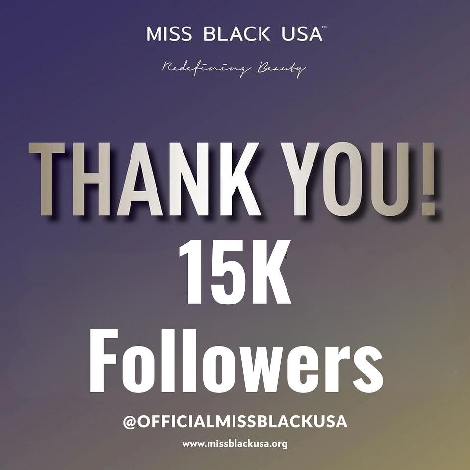BREAKING RECORDS AND REDEFINING EXCELLENCE: Join the Movement with Miss Black USA! 🚀

In the past three months, we've experienced tremendous growth with over 10K new authentic and engaging followers after taking over the account with our brand new c