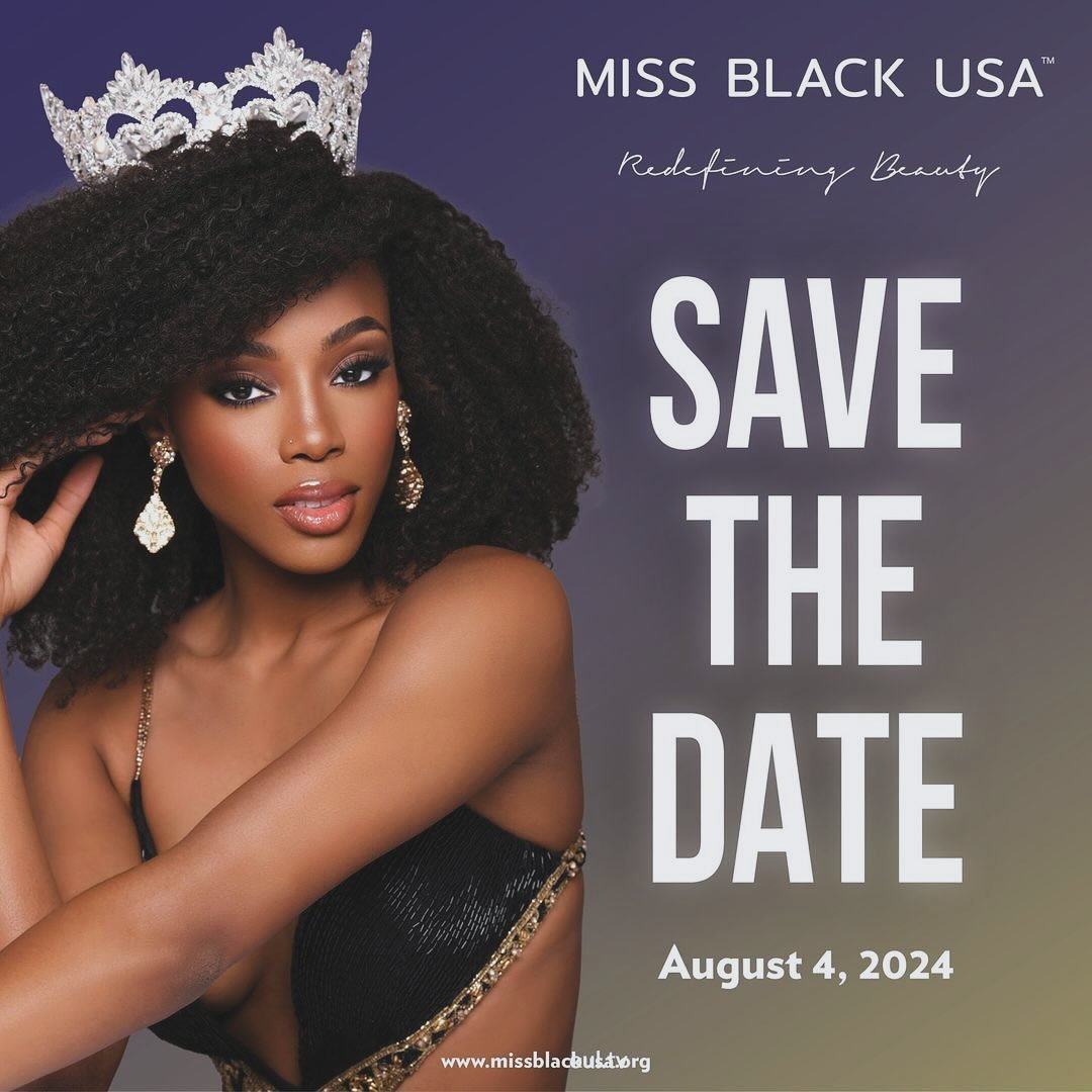 **SAVE THE DATES!  MISS BLACK USA 2024 IS LOADING... **⁠
⁠
🌟 Mark your calendars!⁠ who will be next?

⁠
The 2024 Miss Black USA National Pageant is coming to the nation&rsquo;s capital, Washington, D.C.! 🗓️ Save the dates: July 30th to August 5th! 