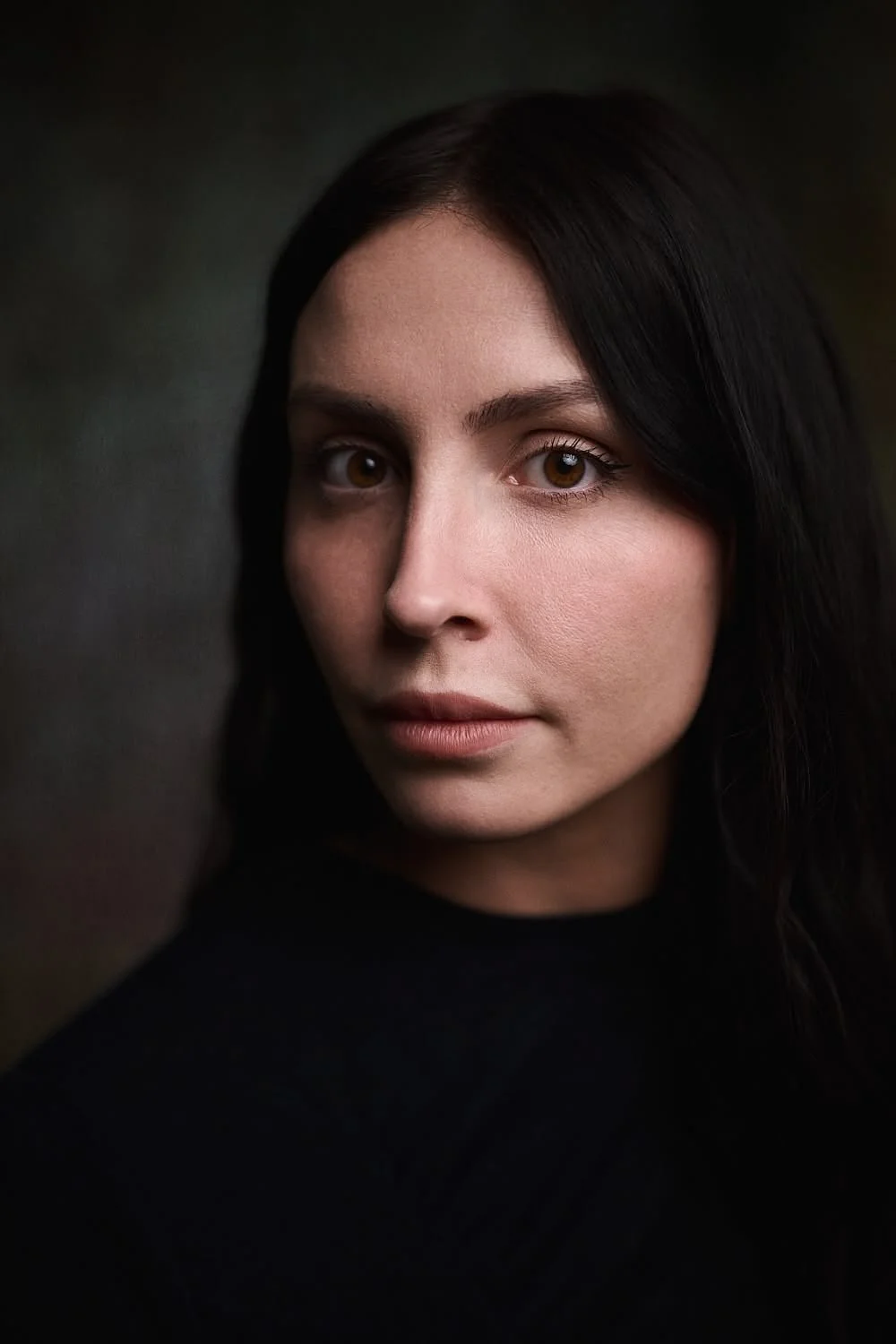 Female atmospheric headshot taken by Chris Henry Photography