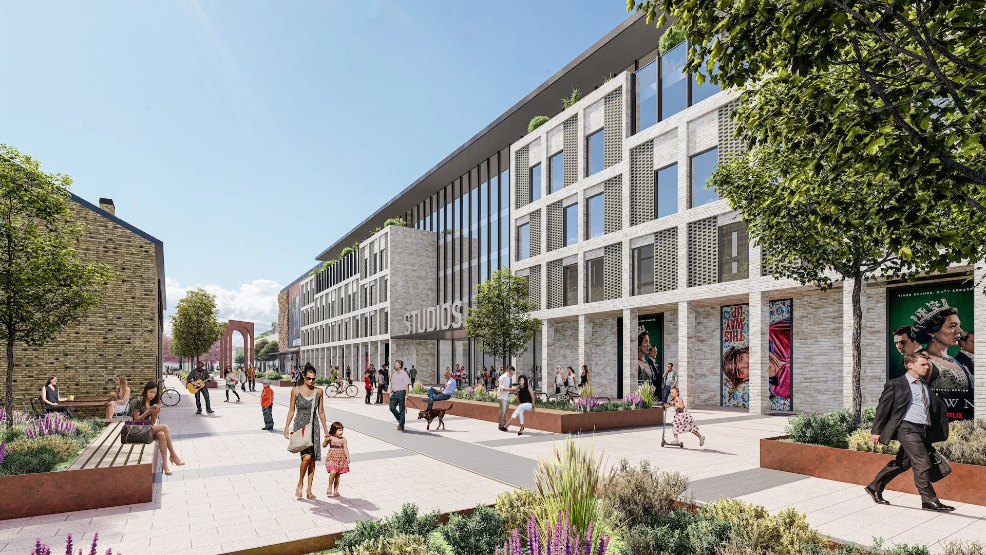 Architect’s mockup of new Ashford International Film Studio