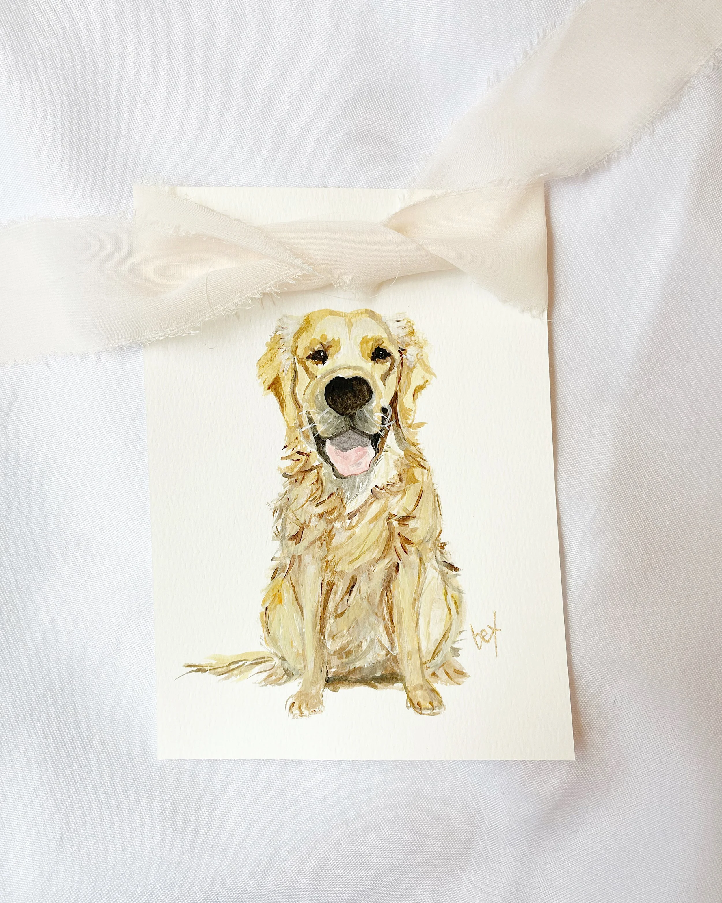 Watercolor Pet Portrait