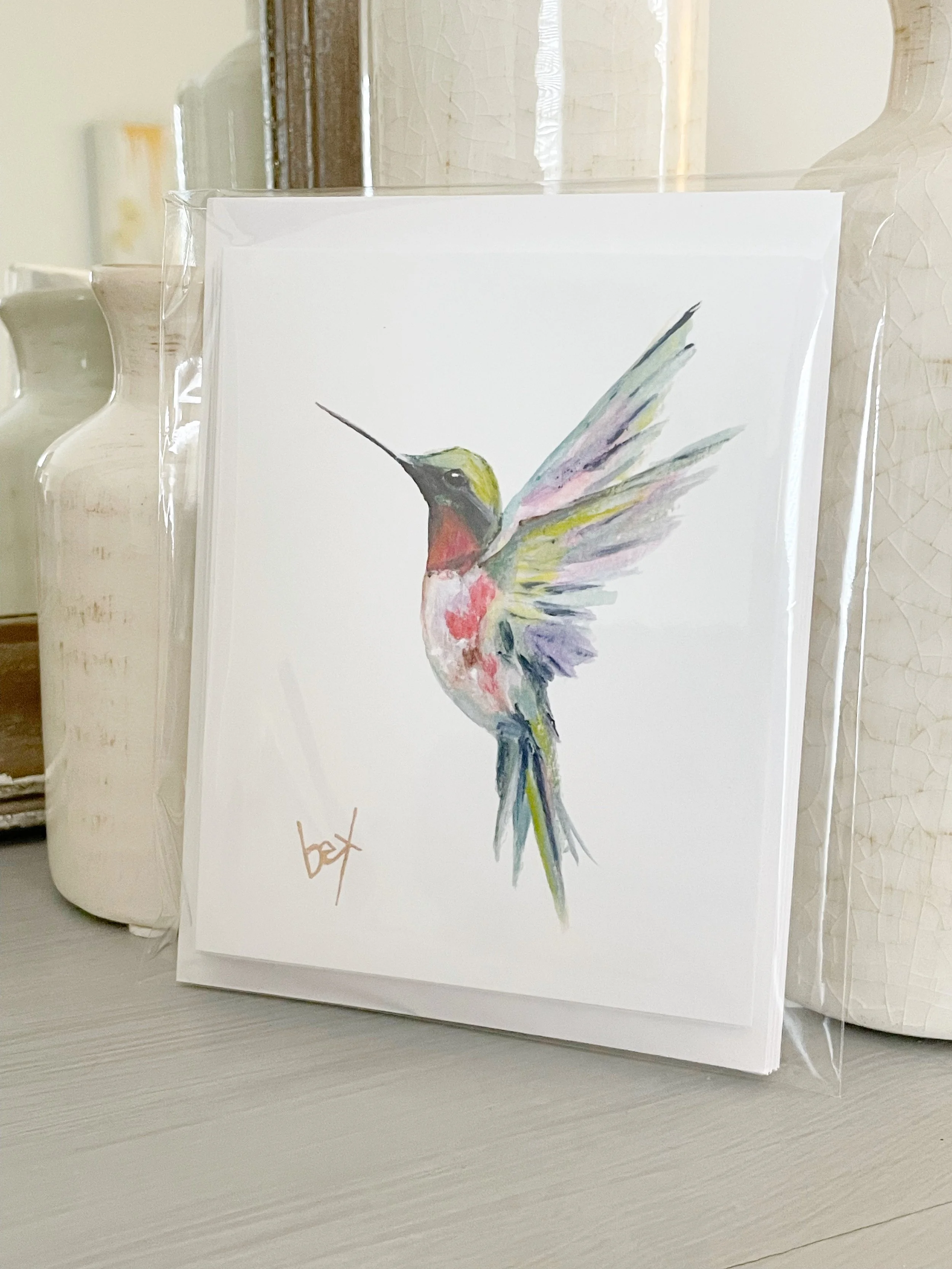 'Hummingbird' Note Card Pack (SOLD OUT)