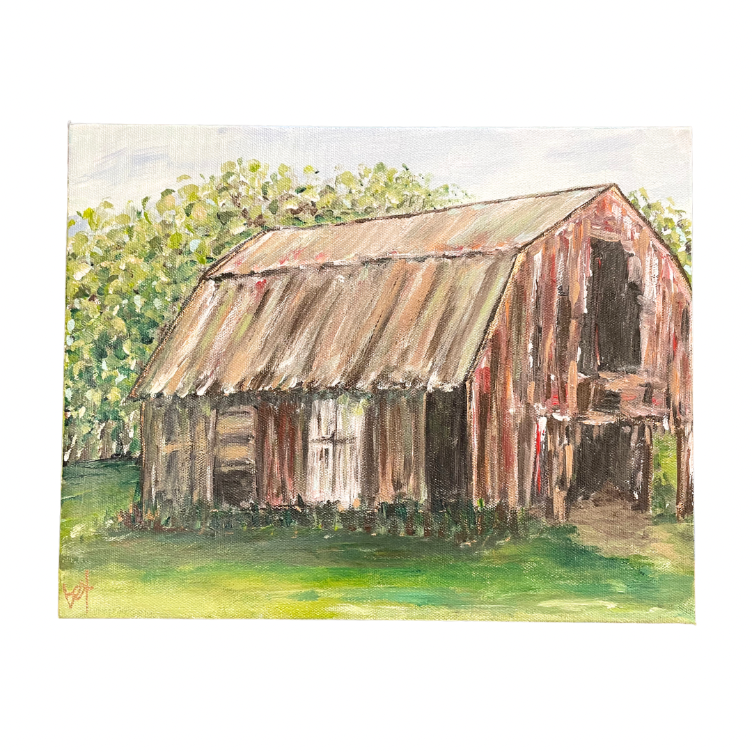 Custom Barn Landscape