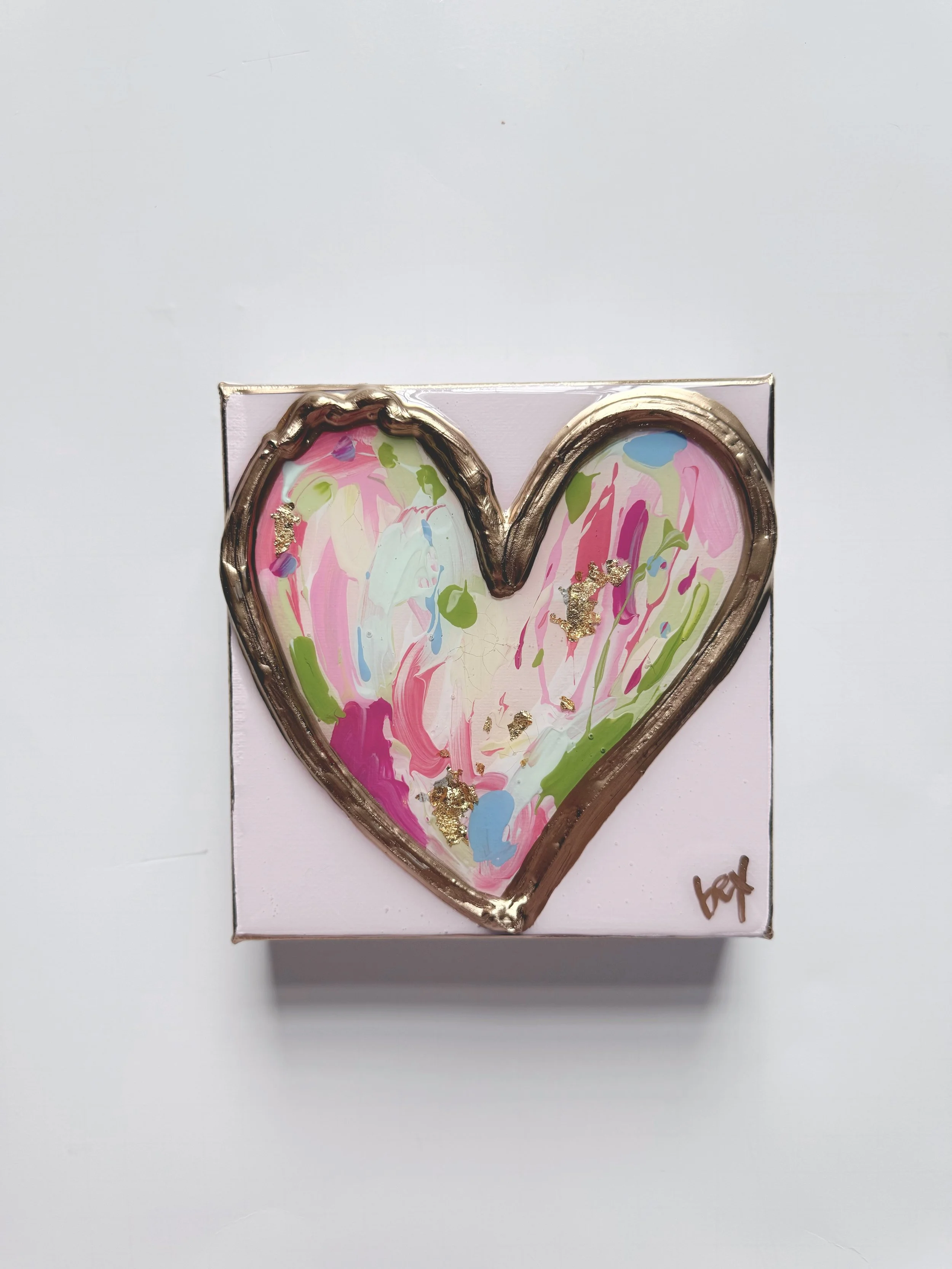 6x6 Heart in 'Rosé'