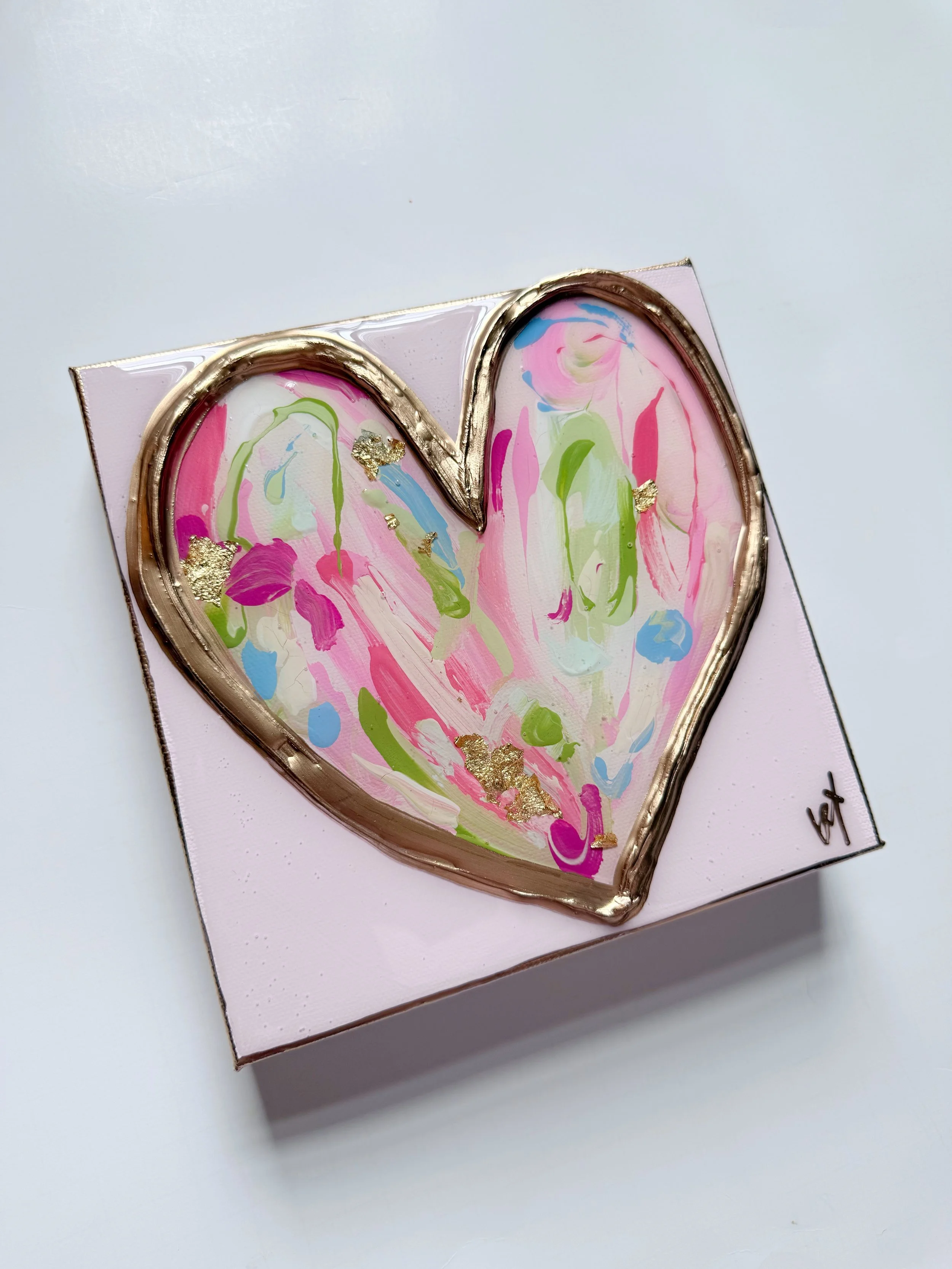 8x8 Heart in 'Rosé'