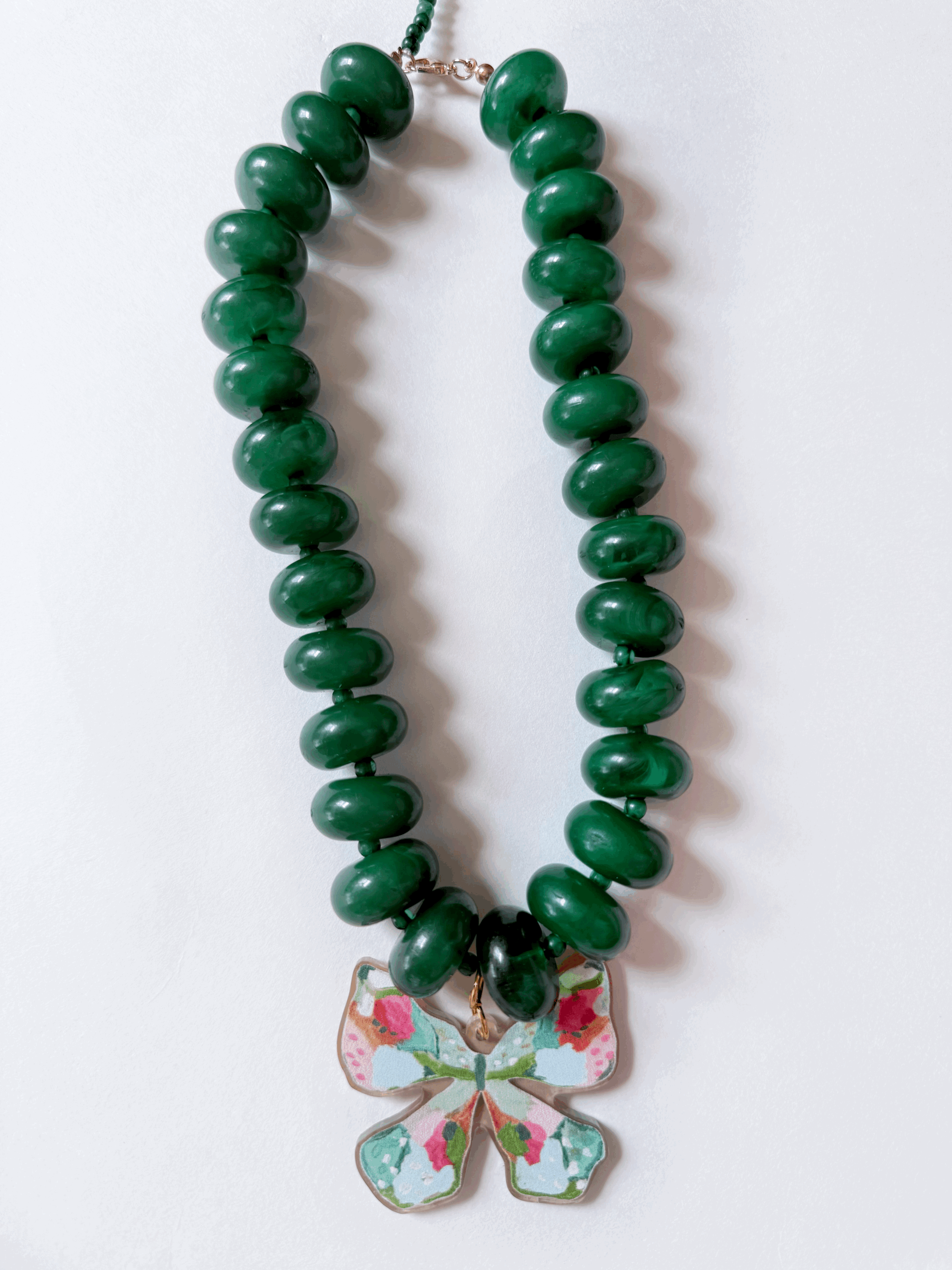 'Blushing Butterfly' Necklace