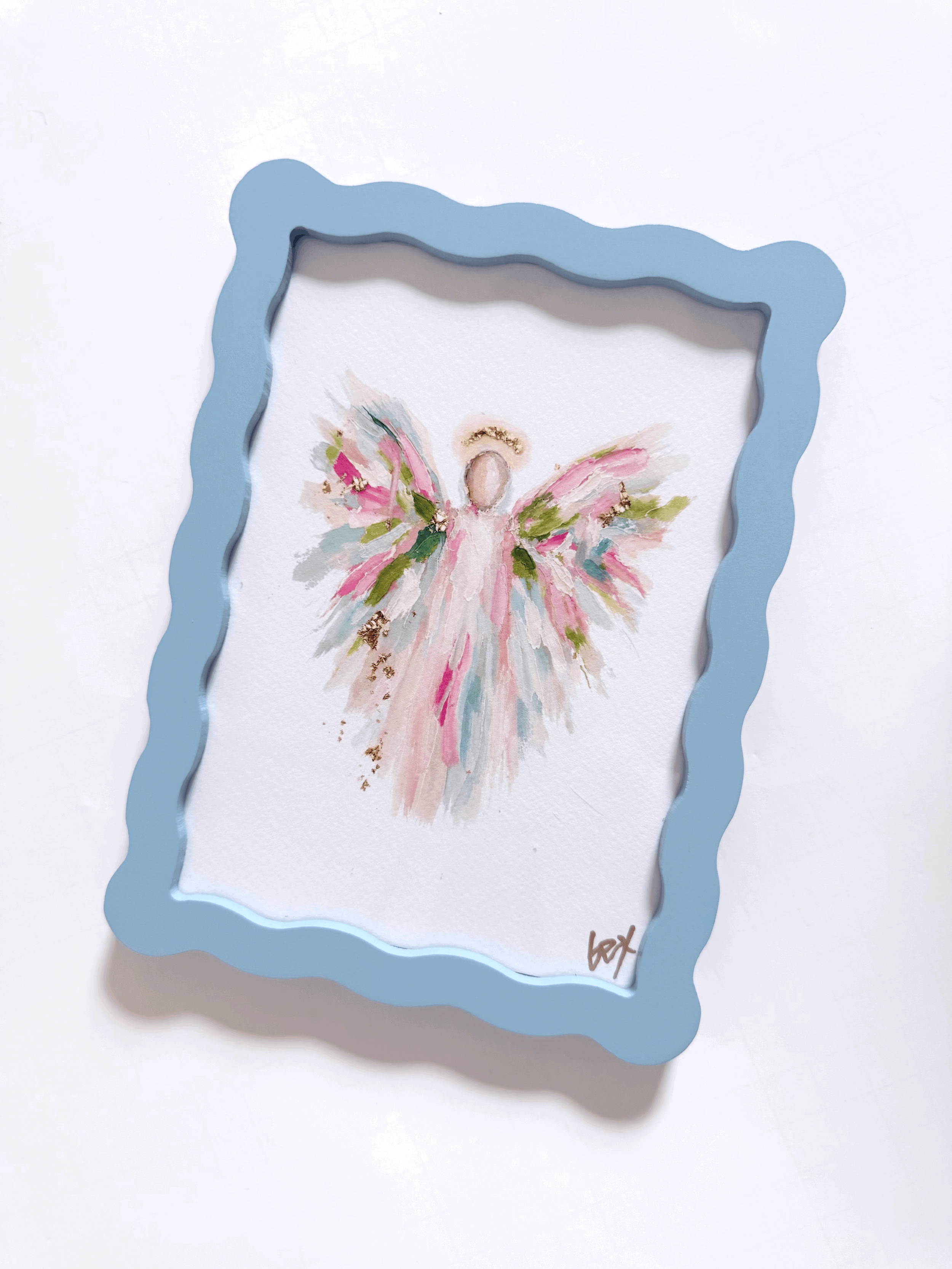 5x7 Framed 'Heavenly' Angel Print