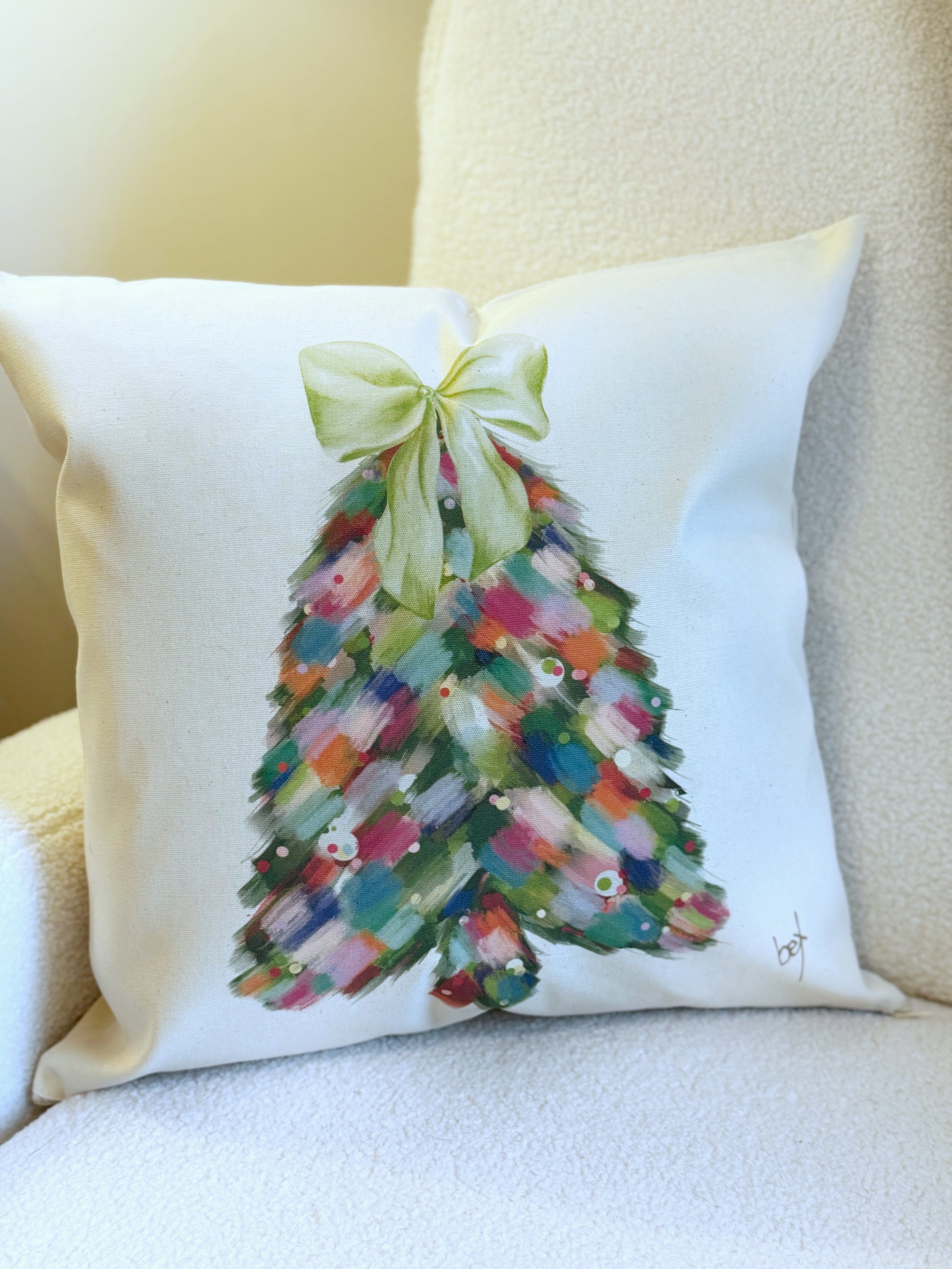 'Funfetti Tree' Throw Pillow