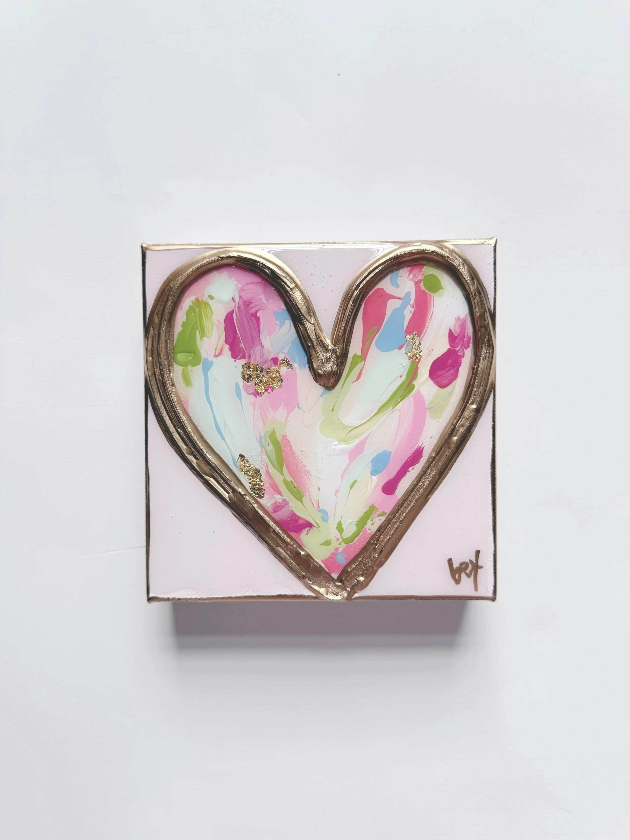 6x6 Heart in 'Rosé'