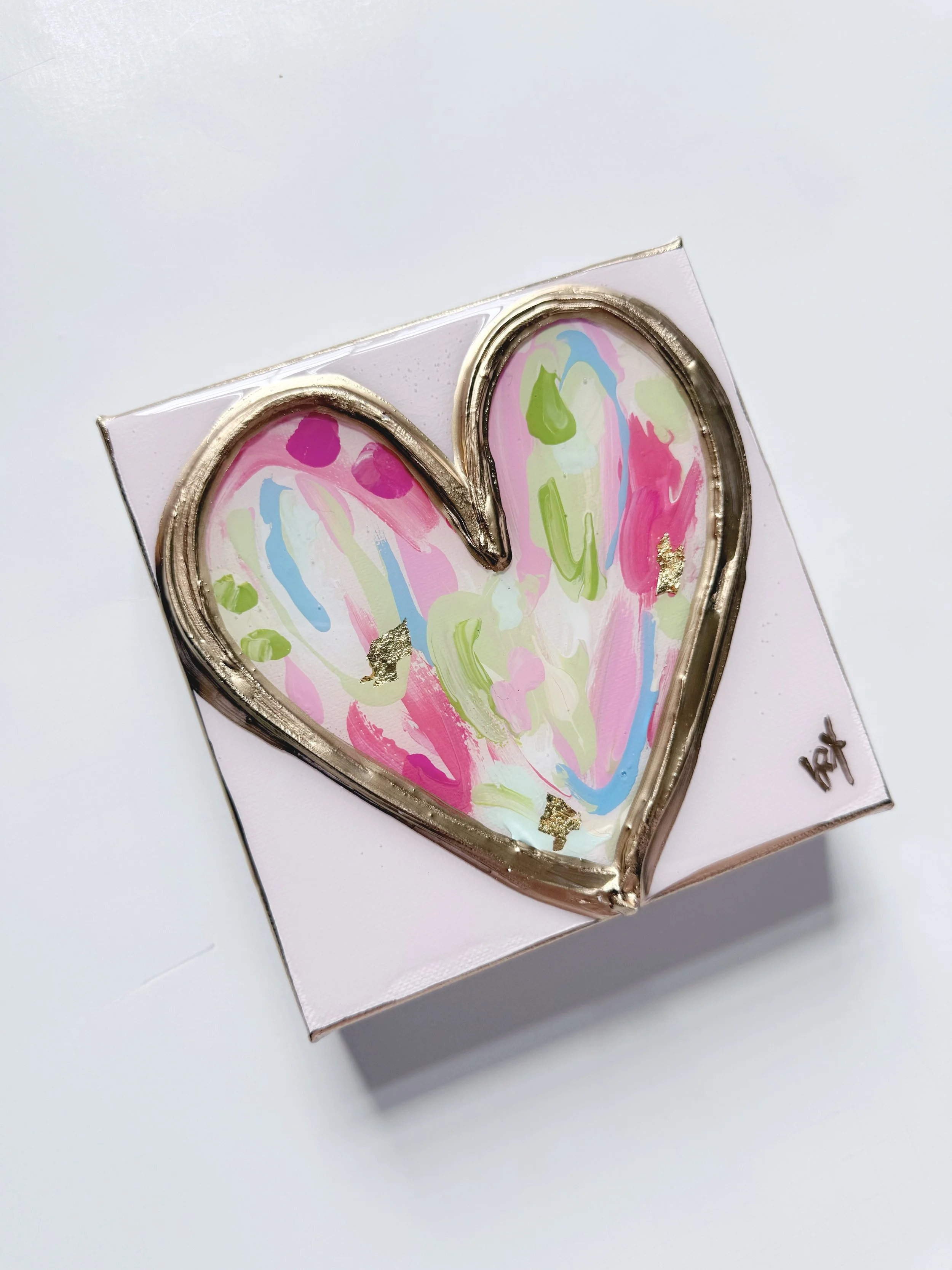 6x6 Heart in 'Rosé'