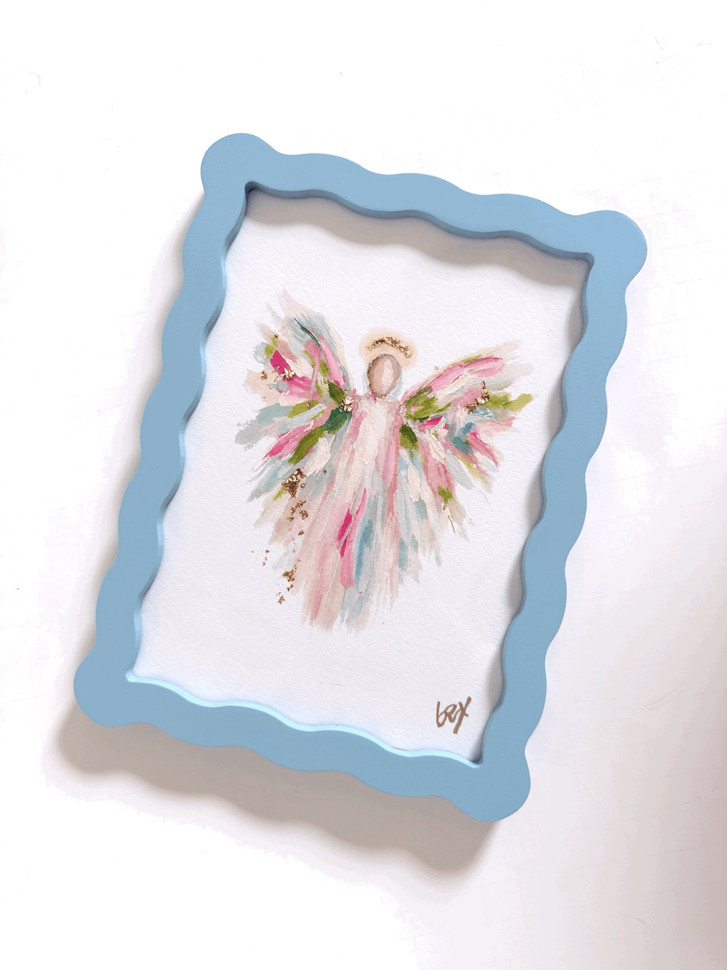 5x7 Framed 'Heavenly' Angel Print
