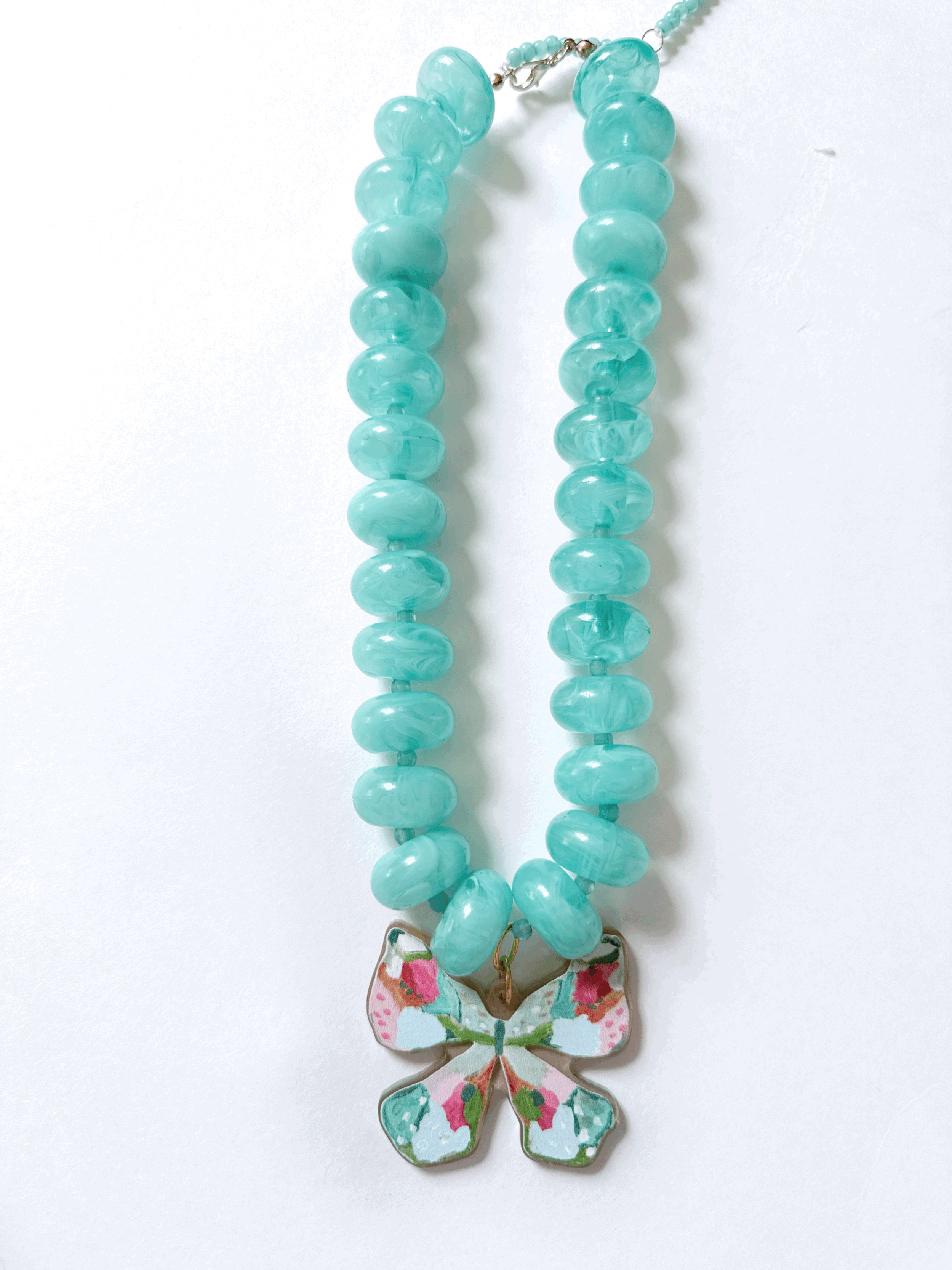 'Blushing Butterfly' Necklace