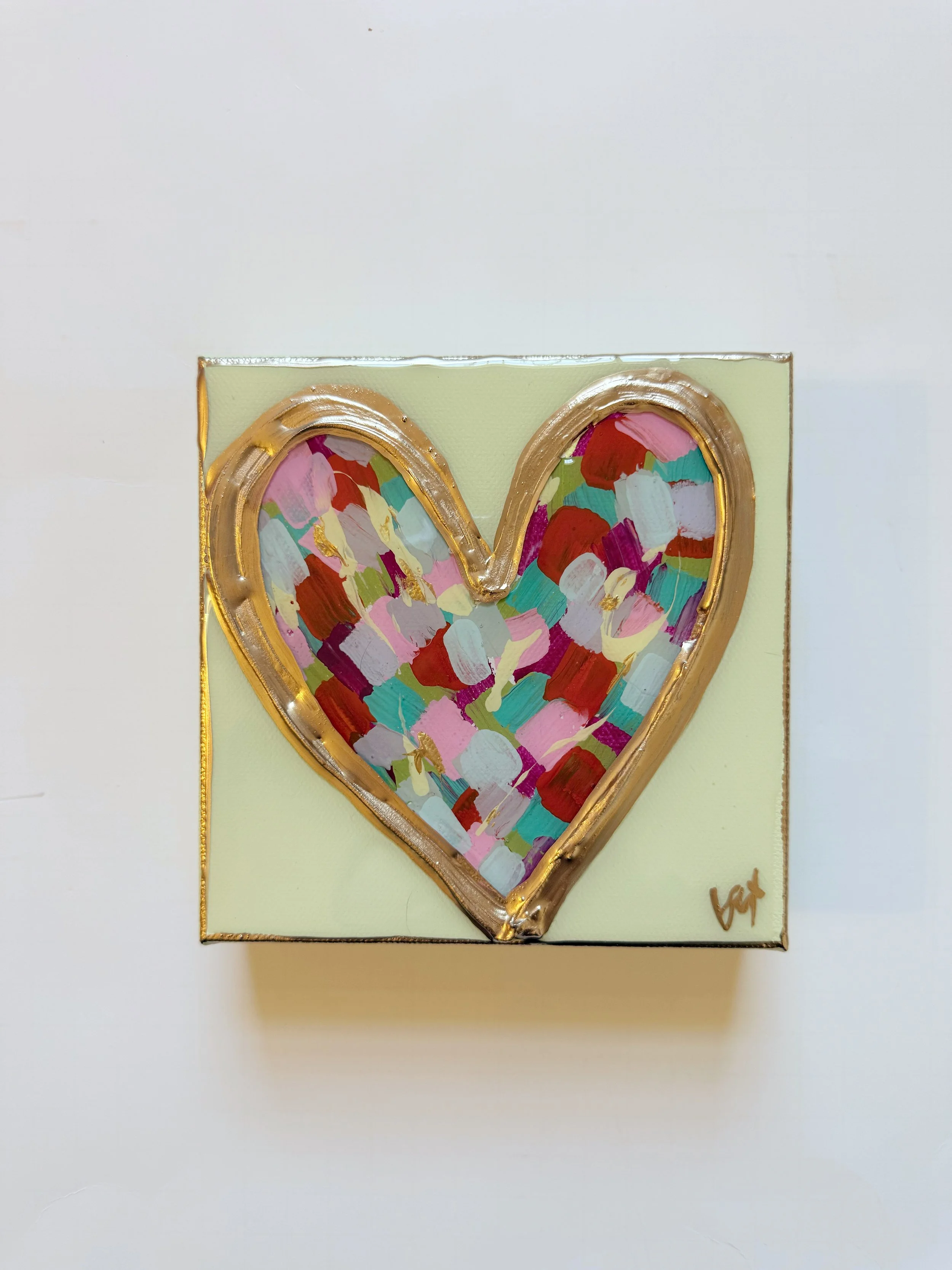 6x6 Heart in 'Meadow'