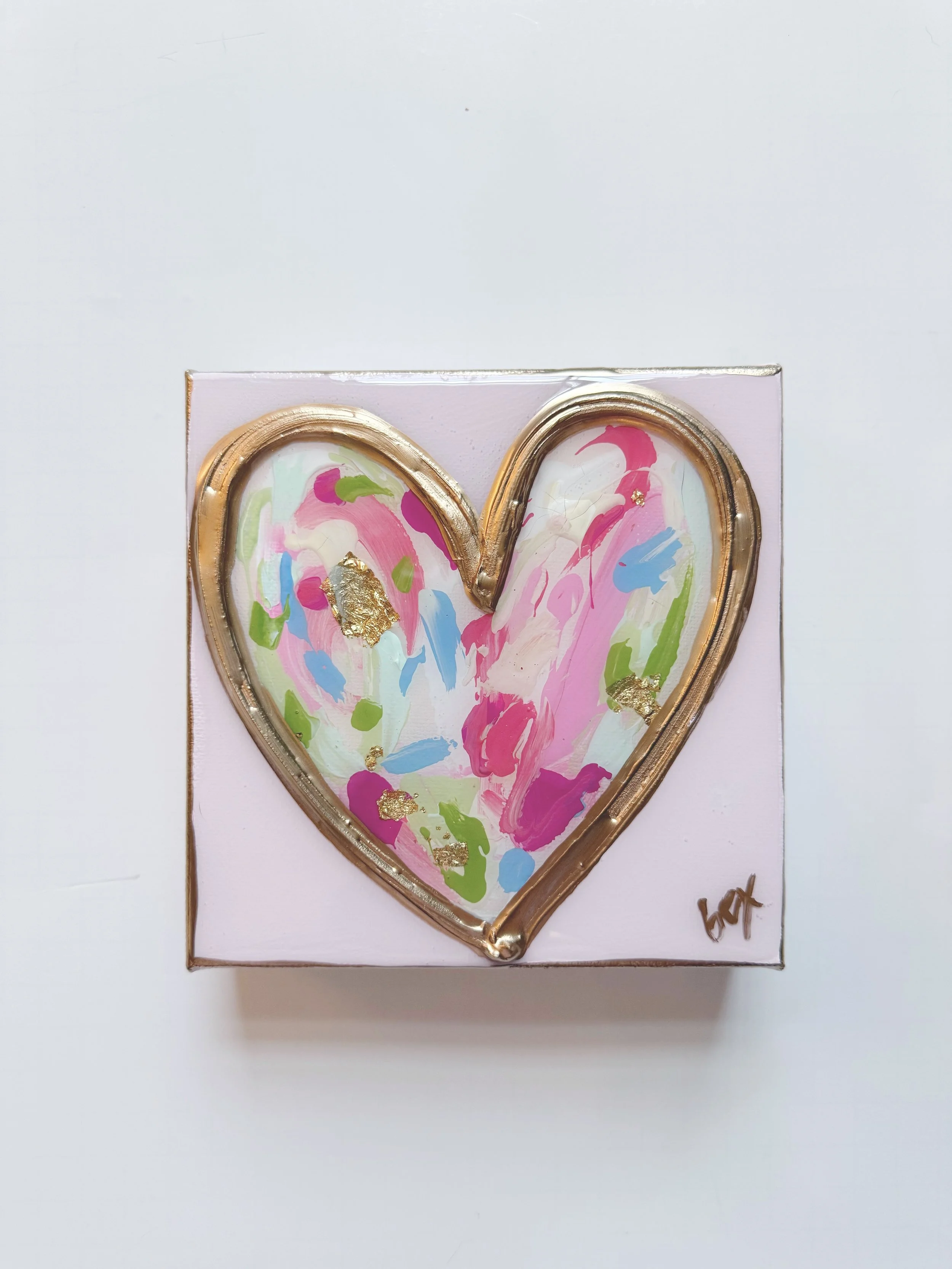 6x6 Heart in 'Rosé'