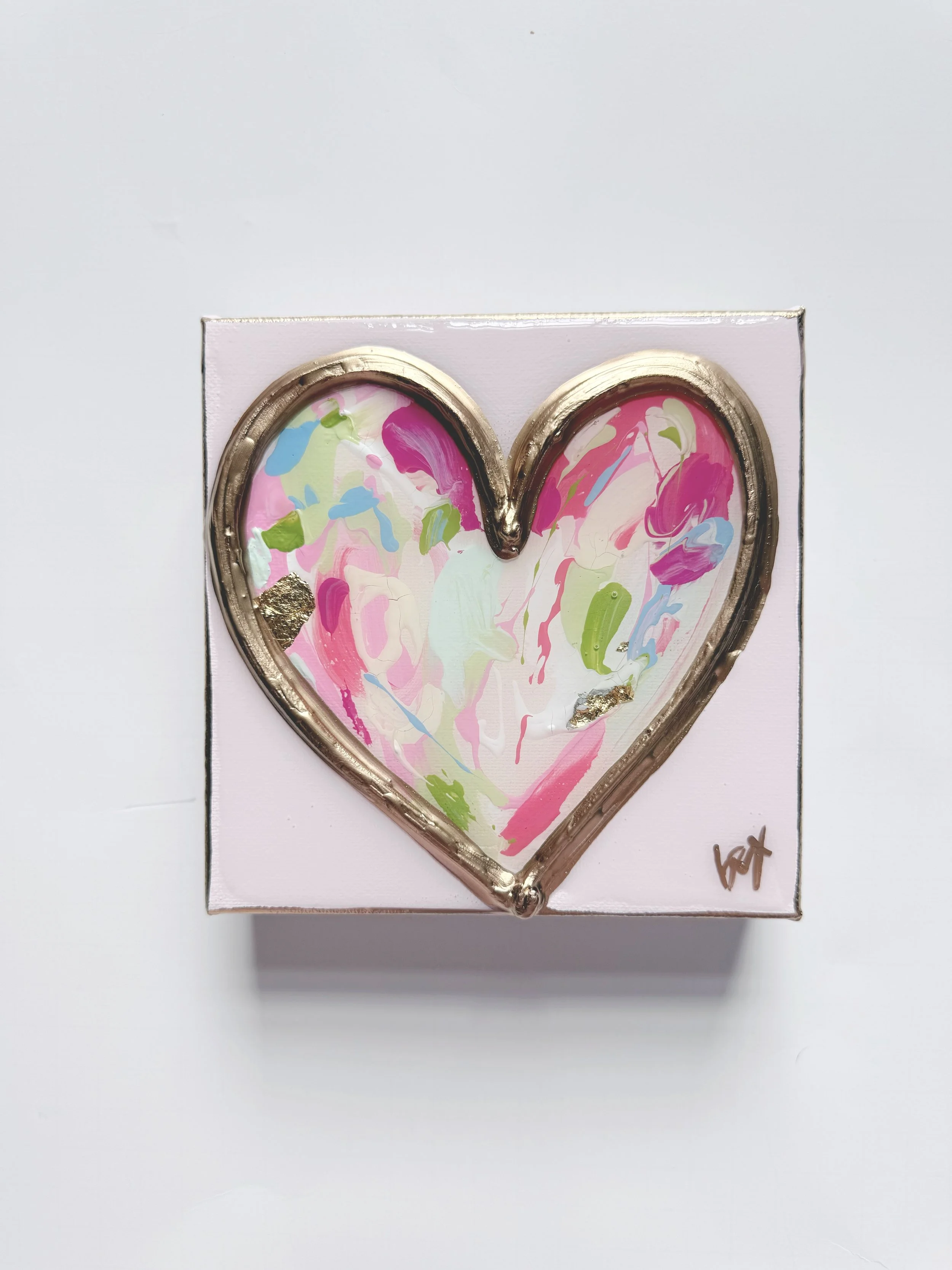 6x6 Heart in 'Rosé'