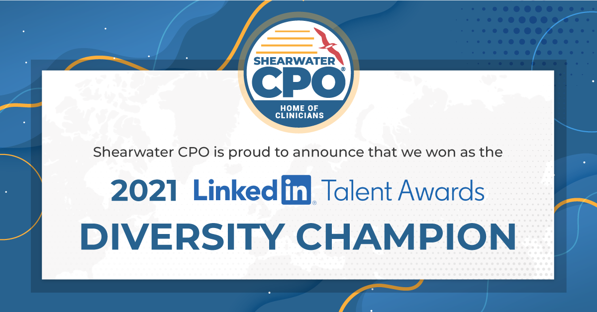 Shearwater Health CPO Is 2021 LinkedIn Talent Awards Diversity Champion Shearwater Health CPO