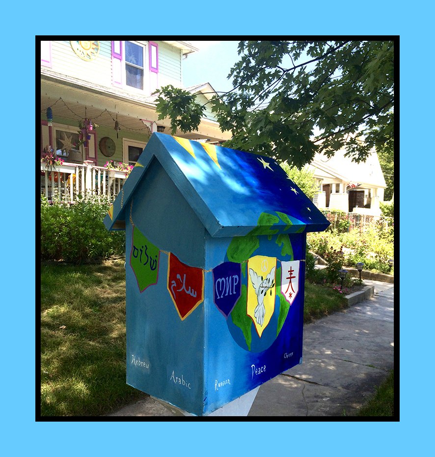Peace-themed Free Little Library