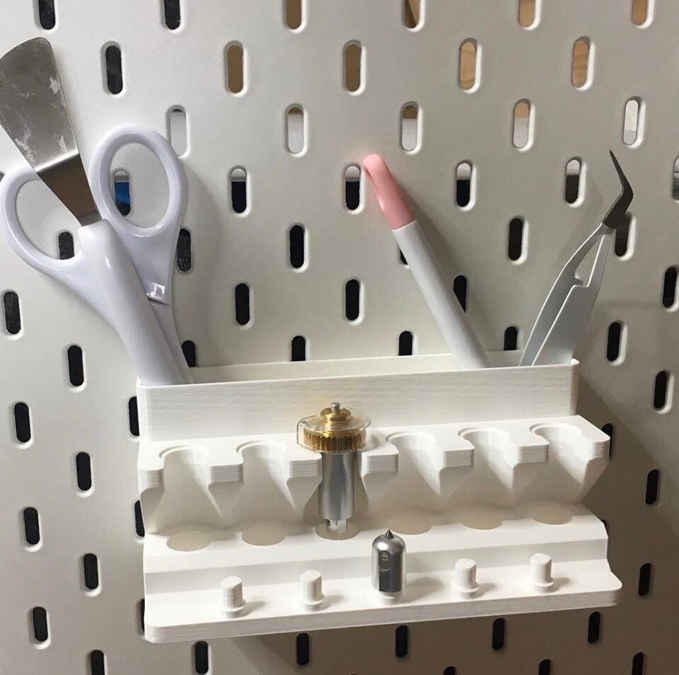 Ikea Skadis Pegboard Tools and Accessory Storage for Cricut Maker