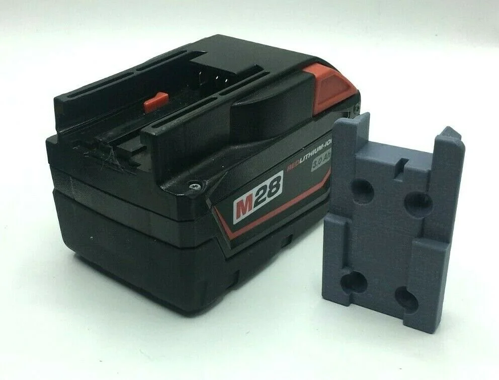 Battery Wall Mini Mount for Milwaukee M28 28v Drills Powertool