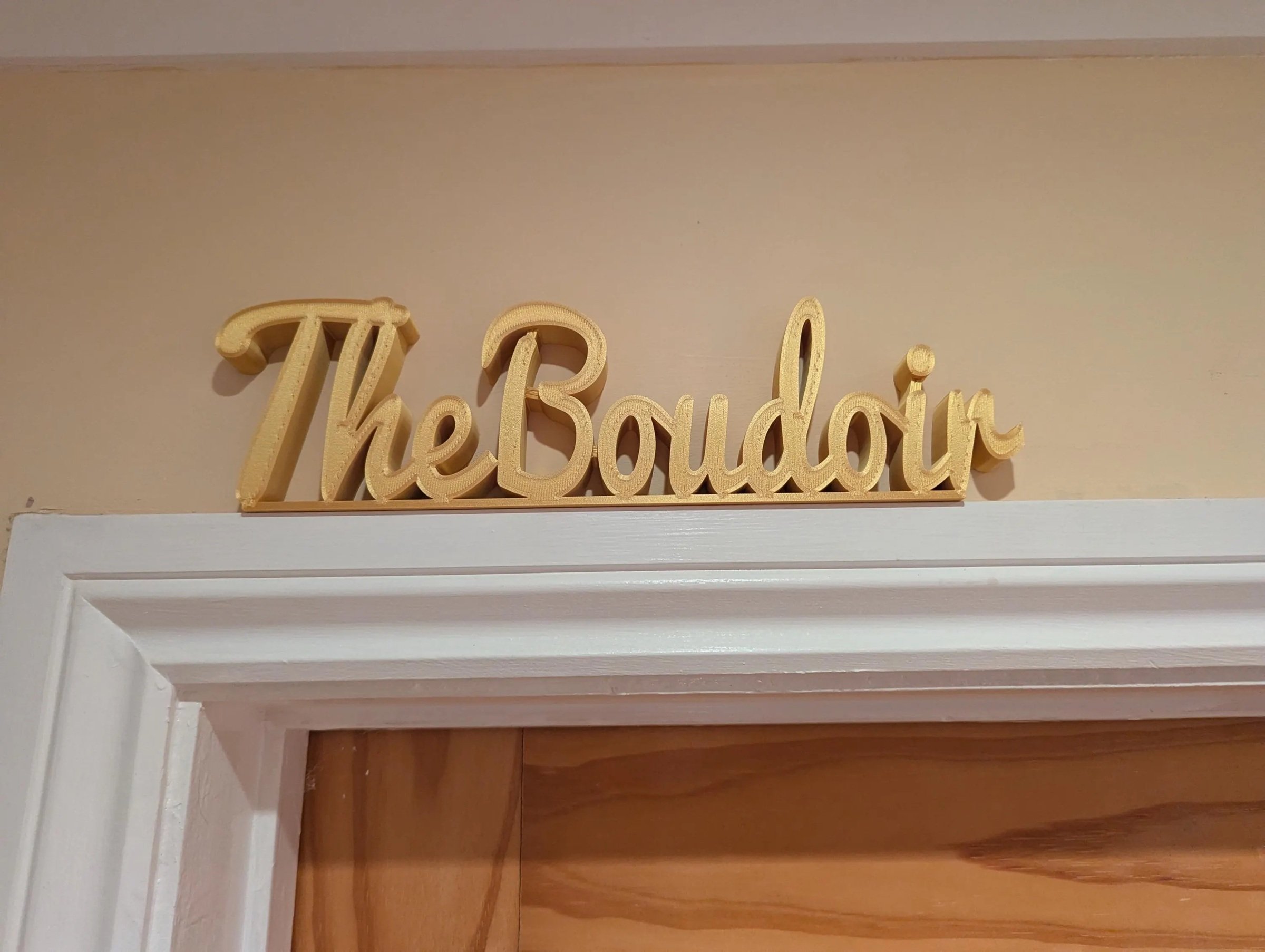 The Boudoir Door Sign, Boudoir Door Topper, Custom Door Sign, Bedroom Wall Sign, Above Door Sign, Quirky Door Sign, Fun Bedroom Sign, Home Decor
