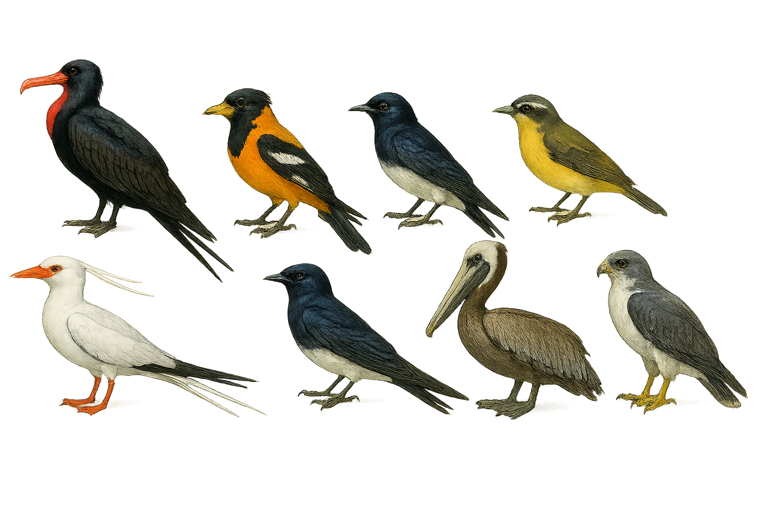 The 13 Most Amazing Birds You Can Spot from the Cliff Villa Peninsula