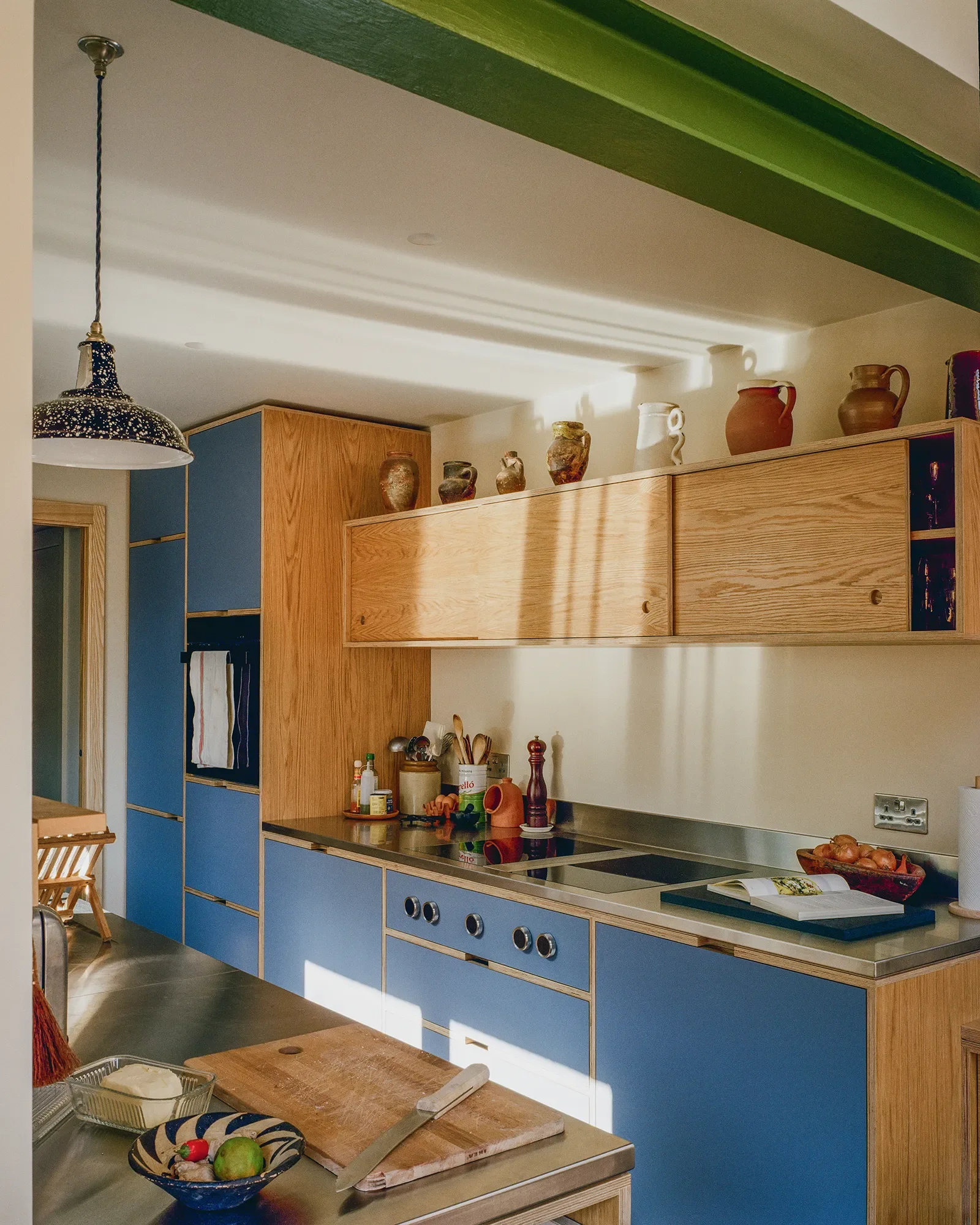 View towards the kitchen from the new dining space © Owen Vidler