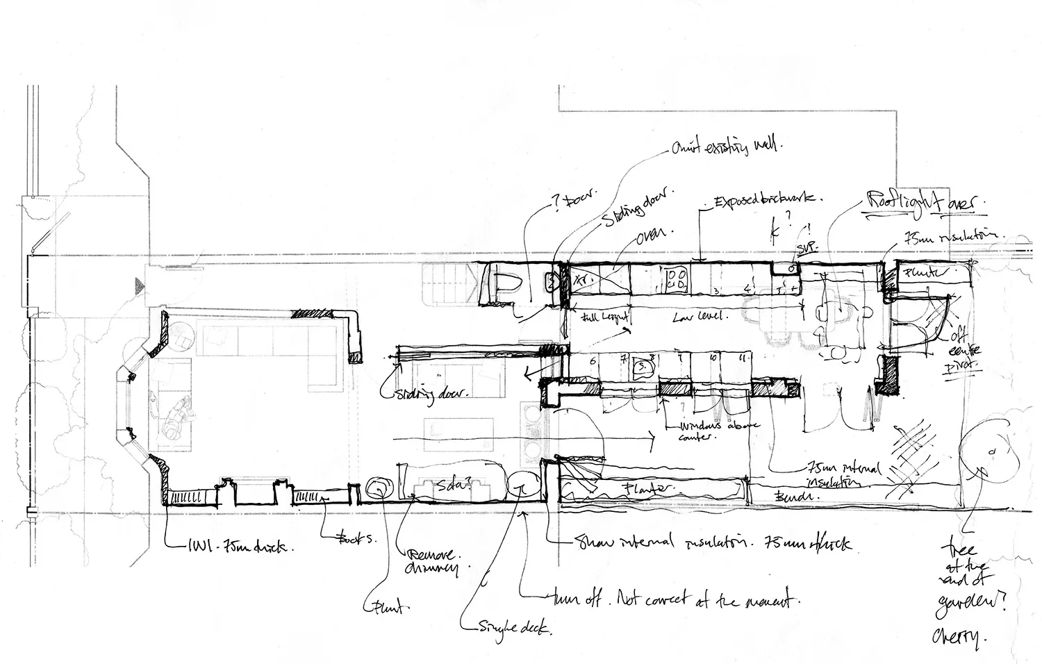 Design development sketch © Andy Matthews Studio