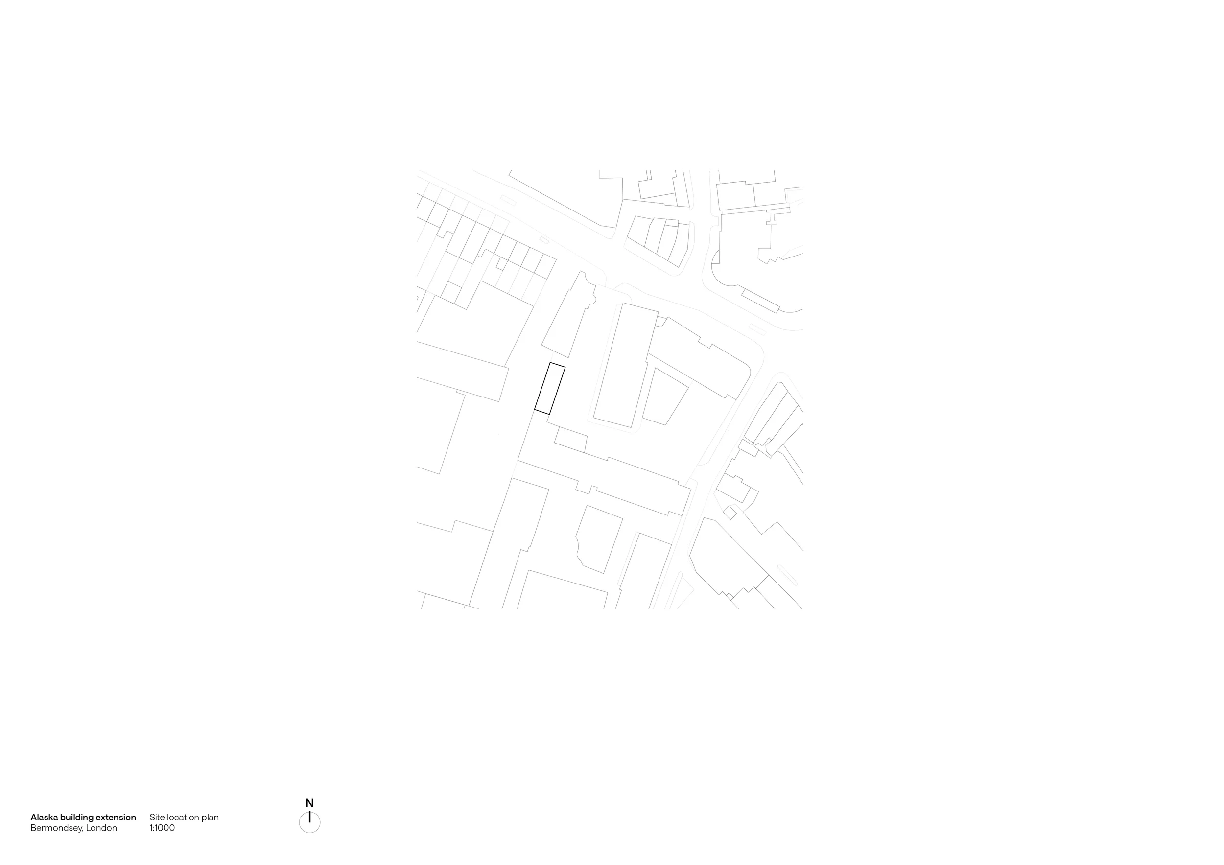 Site location plan © Andy Matthews Studio