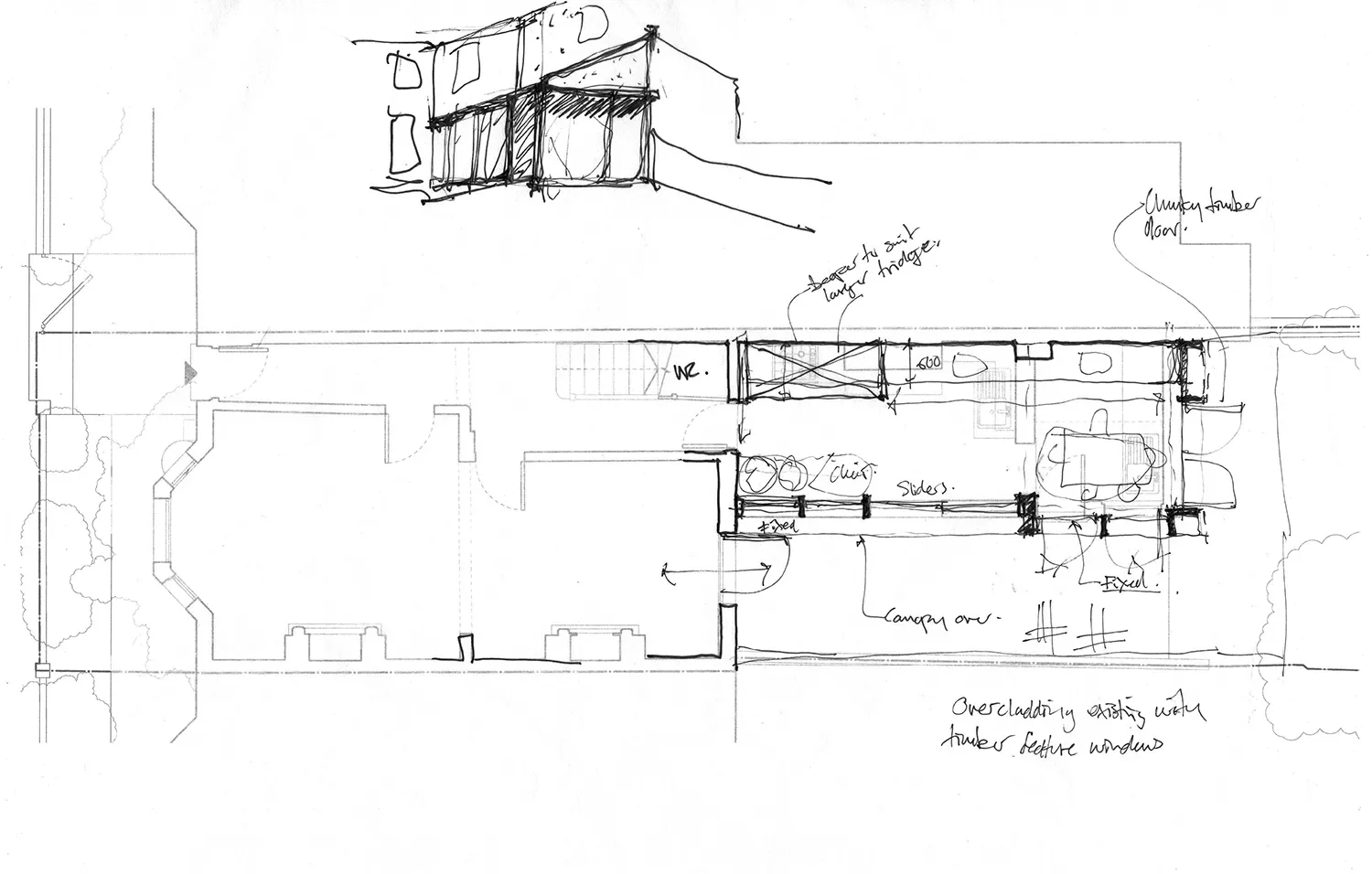 Design development sketch © Andy Matthews Studio