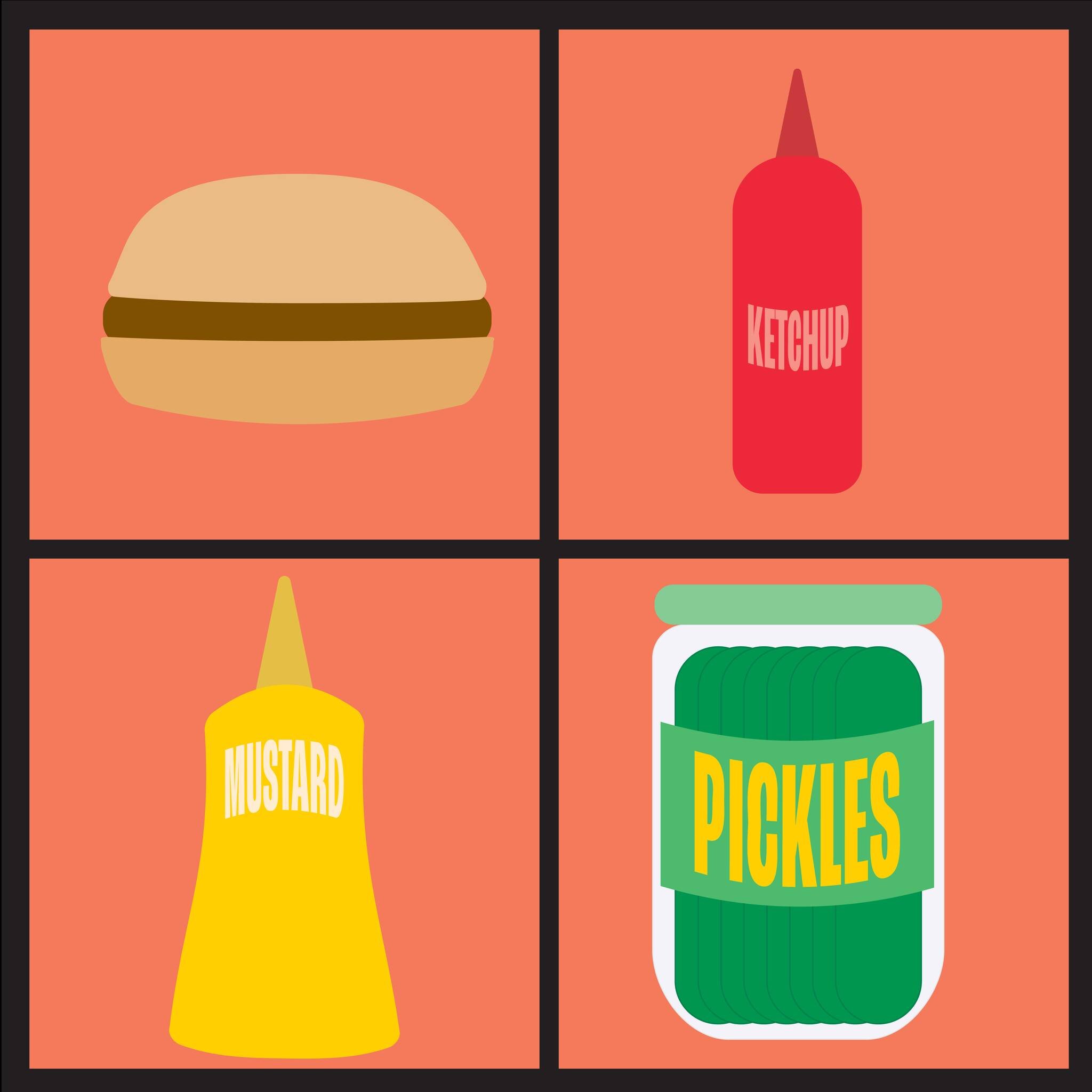 My burgers are quite boring. I don't even get cheese on them that often. How do you like your burger?

Tap the link in my bio to see more of my work!

#NationalHamburgerDay #NationalBurgerDay #graphicdesign #graphicdesigner #food #foodie #fooddesign 
