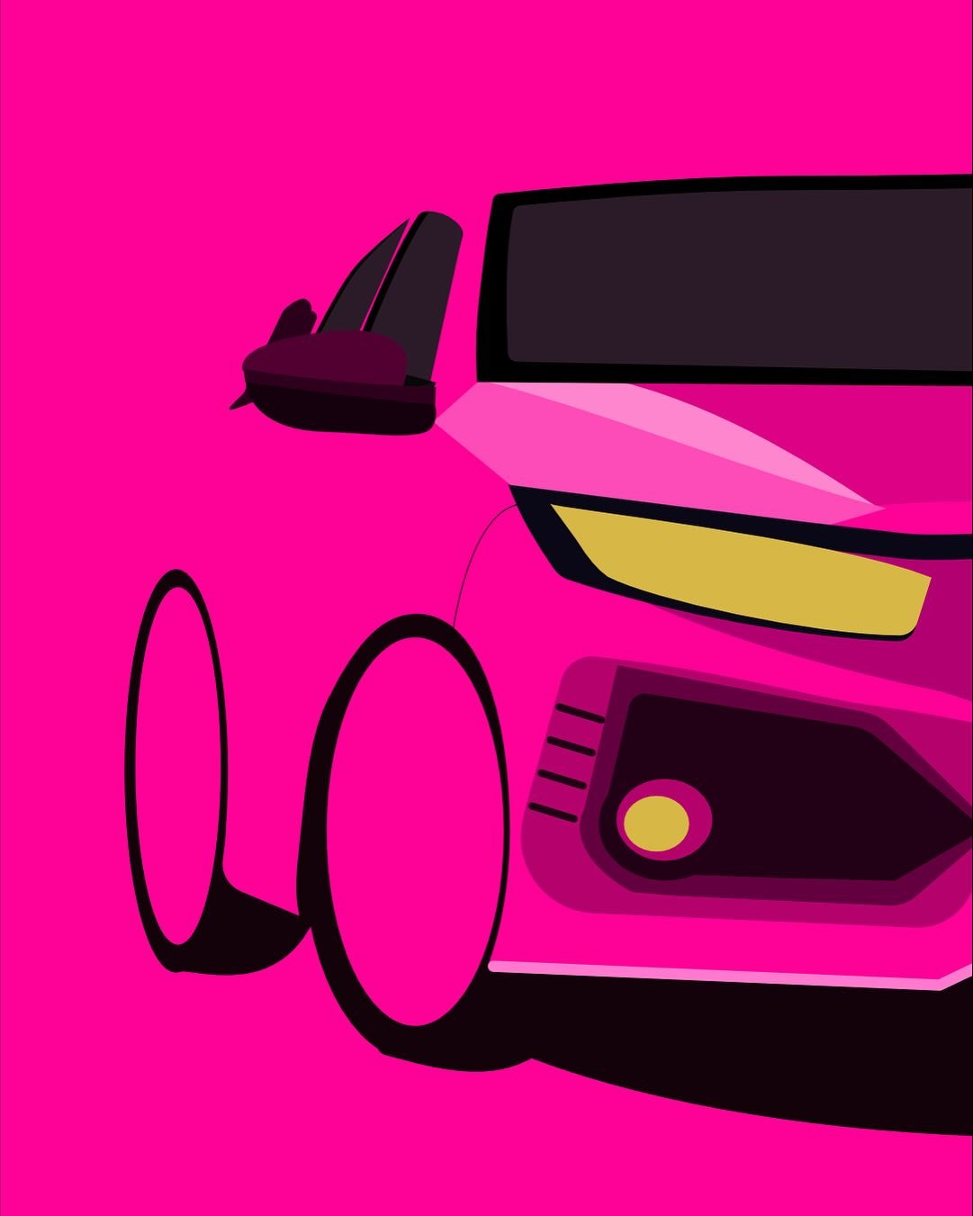 The full Type R illustration! I love making these.