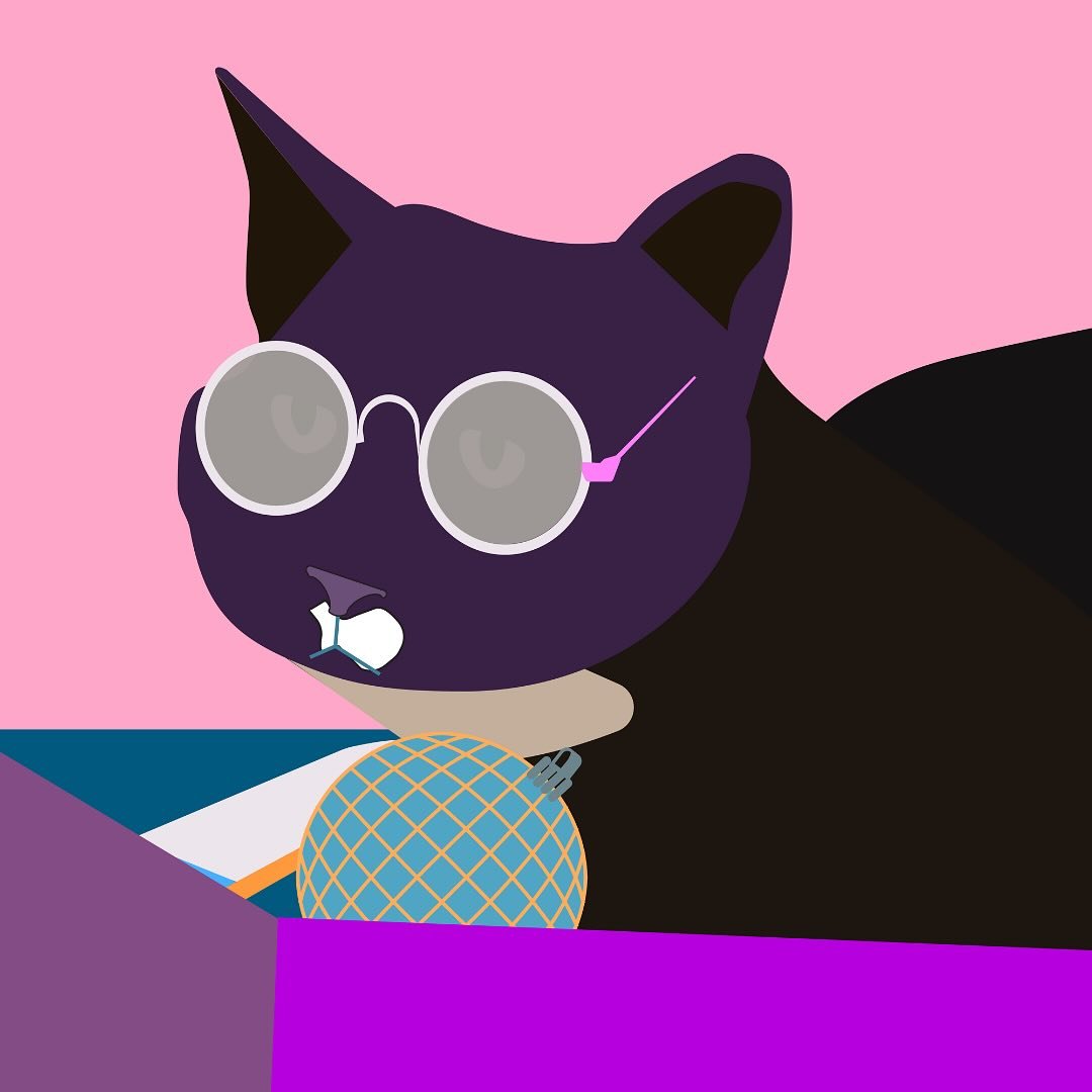 I guess I&rsquo;m doing a cat series now? Danny Phantom at @neko.cat.cafe is a mood.