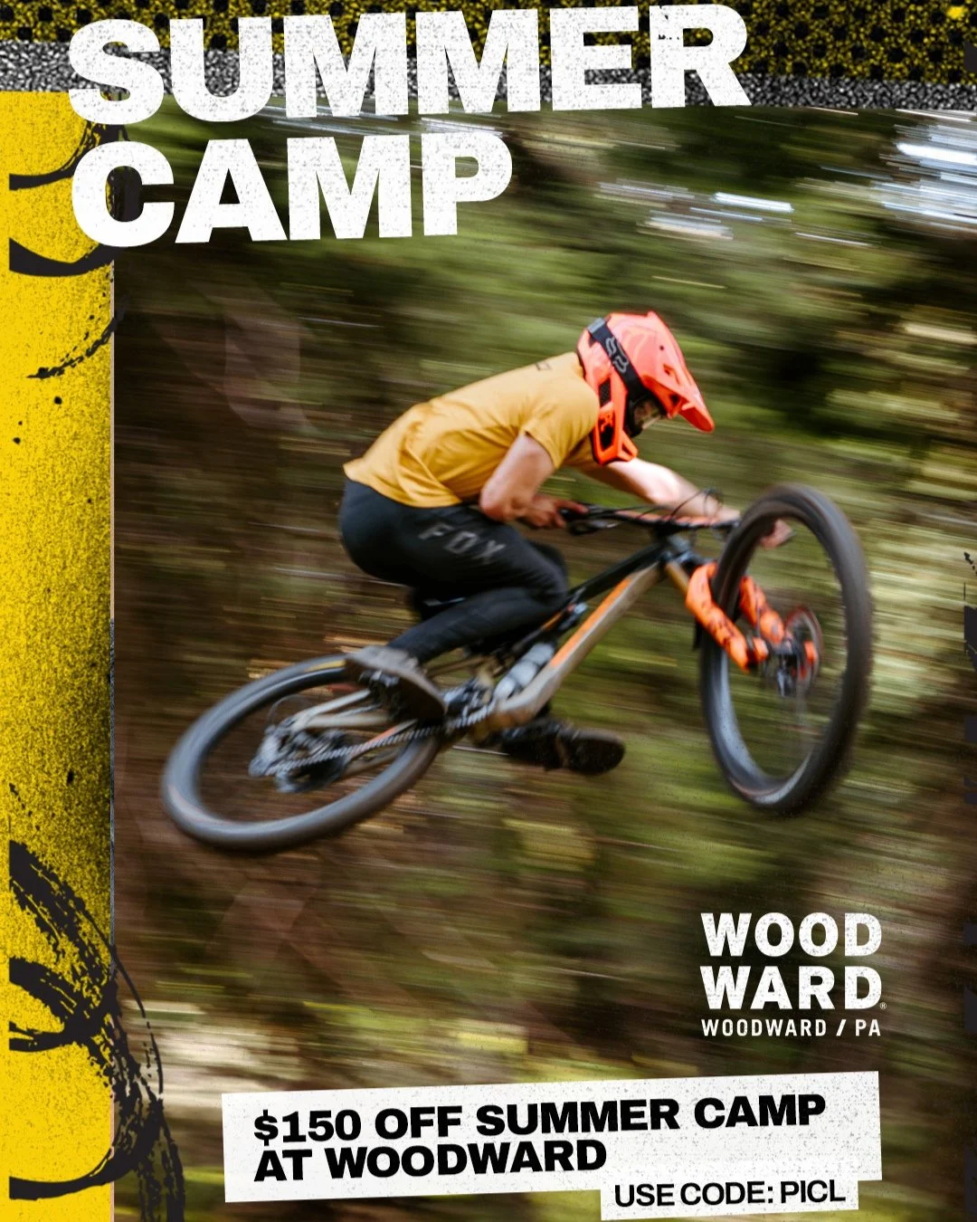 Summer camp, Woodward style.⁠
Gravity. Vibes. All-day riding.⁠
⁠
Join us for PICL Week at Woodward &mdash; Aug 2&ndash;8.⁠
⁠
PICL riders get $150 off camp with code PICL.