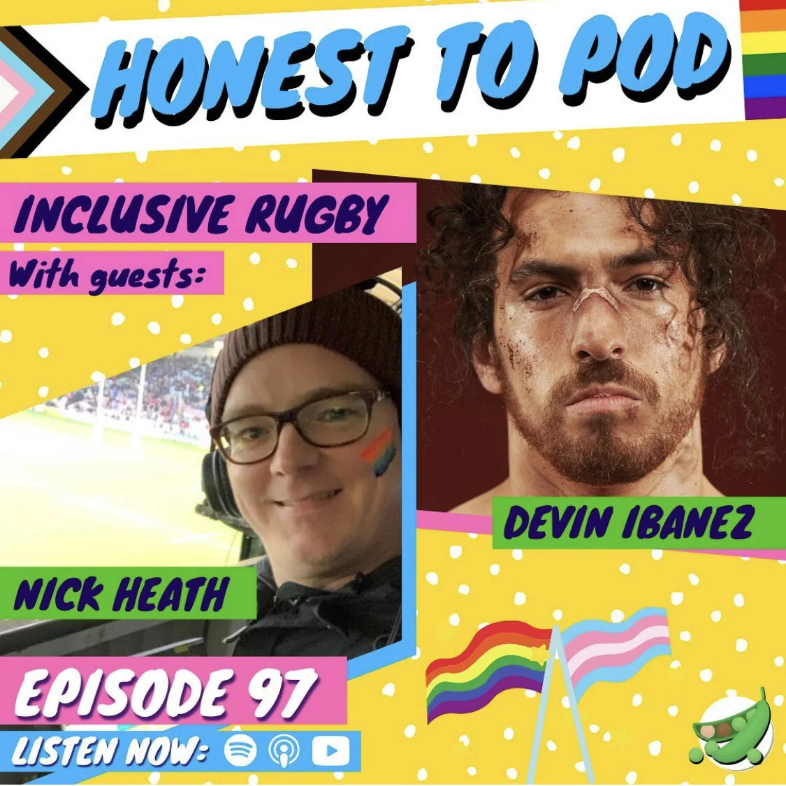Honest to Pod: Gay and Rugby w/ Devin Ibañez and Nick Heath