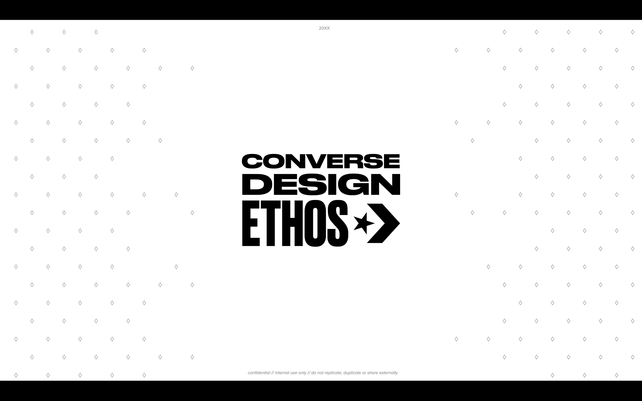 CONVERSE DESIGN ETHOS