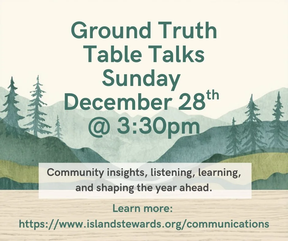 Join us December 28 for the next Ground Truth Table Talk. After a year of listening, 2026 will be the year we turn those insights into real pathways. This session is a chance to pause, reflect, and orient ourselves before the work begins in earnest.
