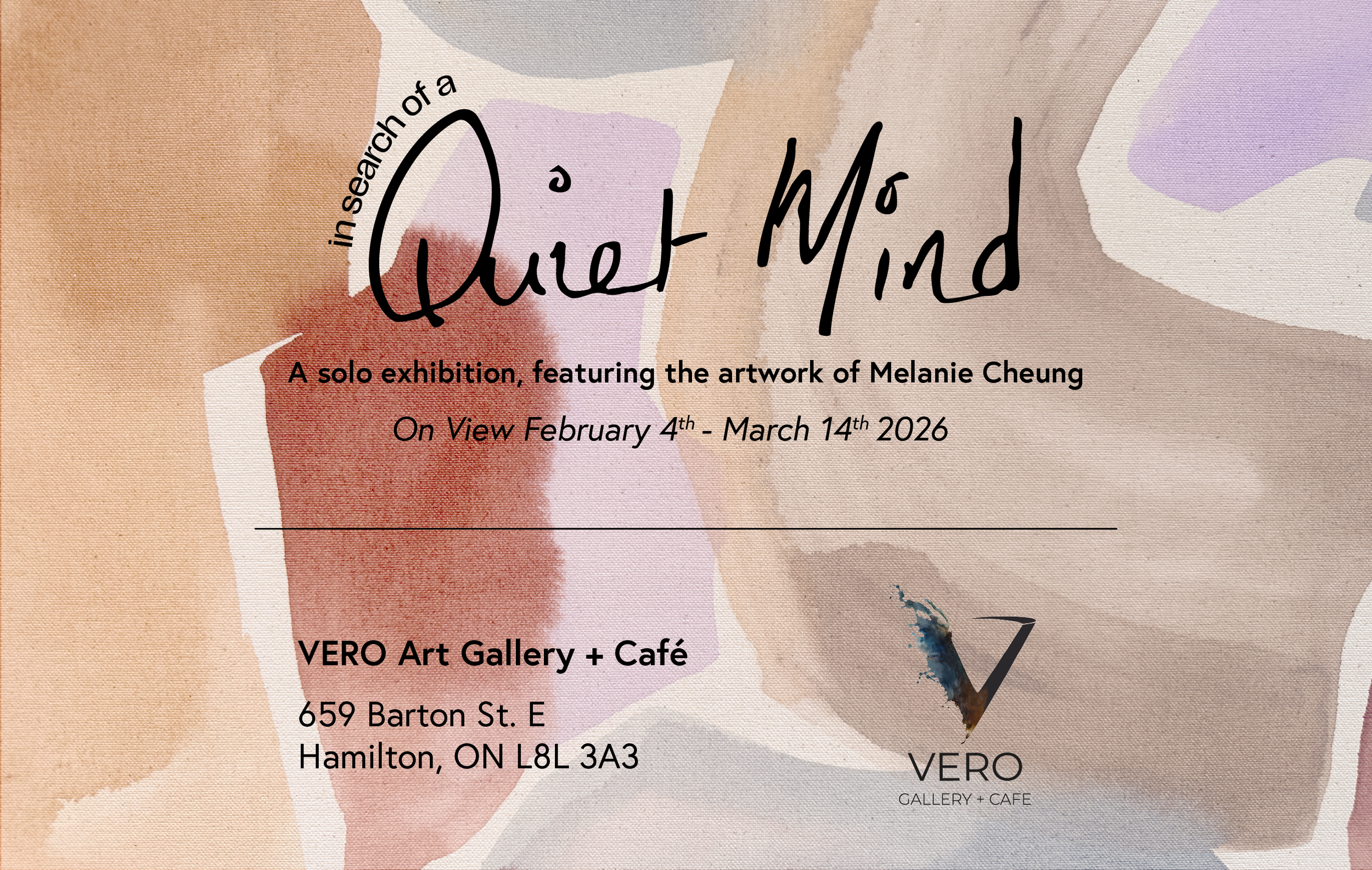 My solo exhibition is now on view in Hamilton 