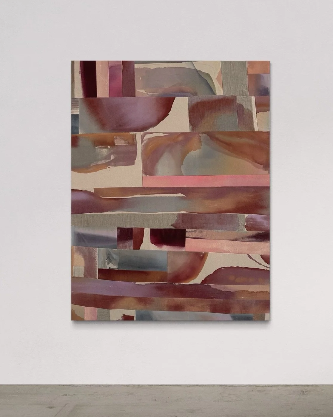 Time and Space to Rest and Reflect
42 x 32&rdquo;
Acrylic, graphite and oil pastel on sewn cotton and linen canvas 
Available and on view at @verogallerycafe until March 14 😊