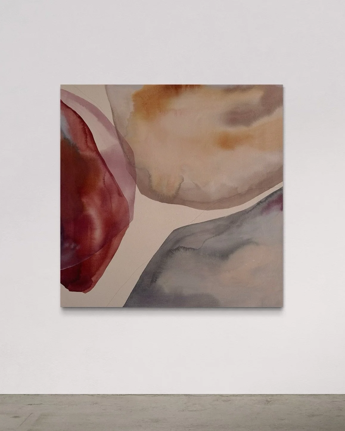 Prone To Melancholy
36 x 36&rdquo;
Acrylic, graphite and oil pastel on canvas

Now on display at @verogallerycafe