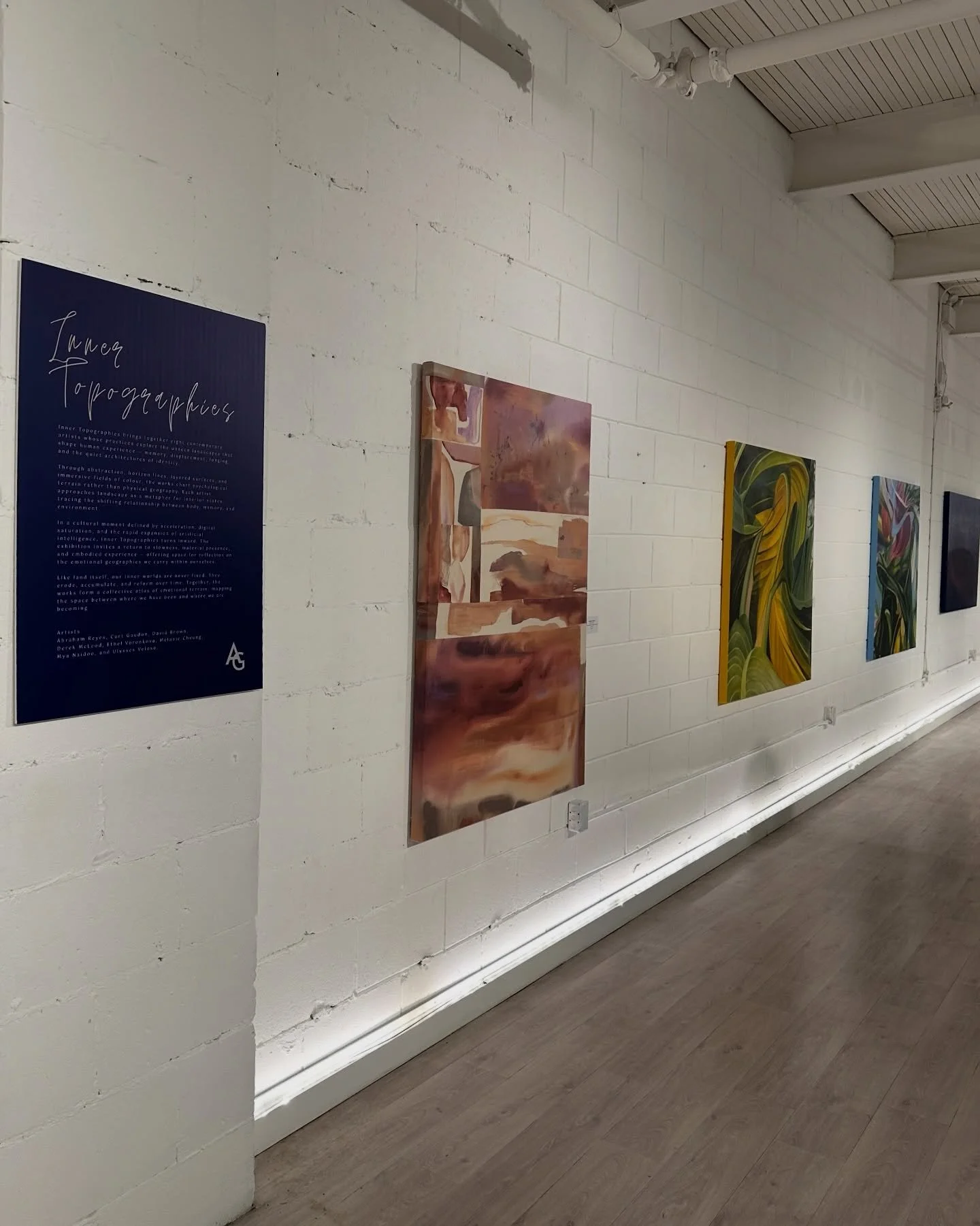 A huge Thank You to everyone who came out to &ldquo;Inner Topographies&rdquo; at @galleryavantgarde last night. It was such a beautiful opening. The show is on until April 16th with gallery opening hours from Tues-Thurs 11am-6pm or by appointment. 21