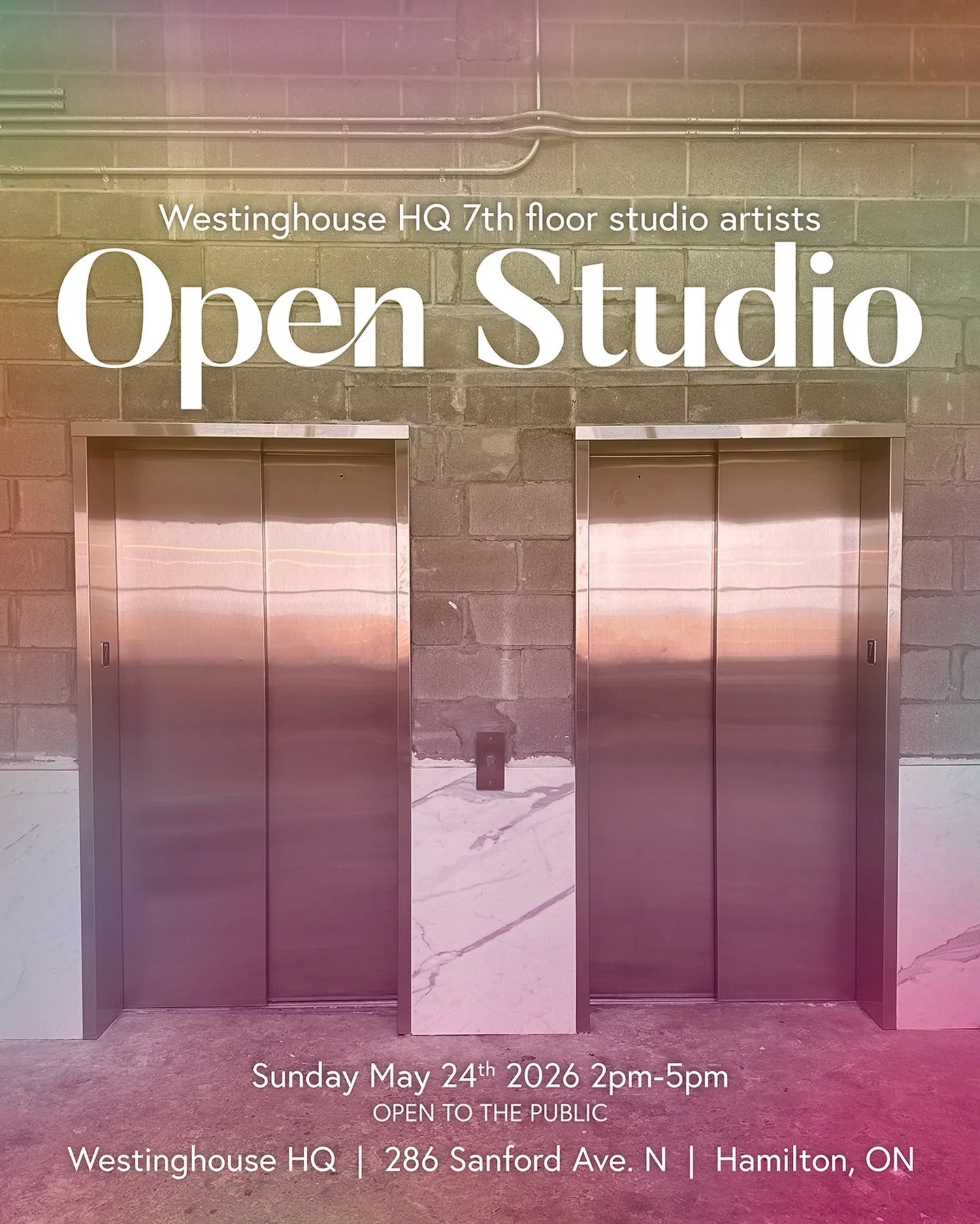 Join us at @westinghouse.hq for our Spring Open Studio event. Our 7th floor artist studios will be open to tour and we will be showcasing our new group show in our gallery / common space. 

Details: Sunday May 24th 2-5pm
Westinghouse HQ - 286 Sanford