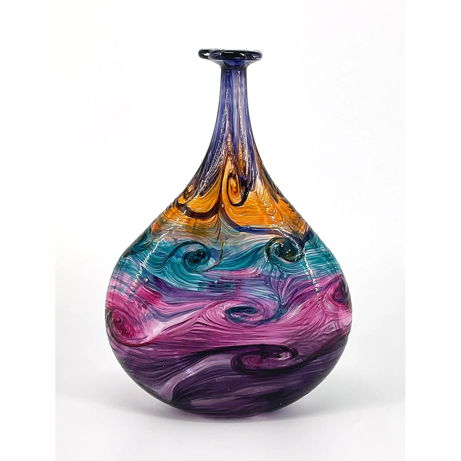 Seascape Vase Barbara Meikle Fine Art
