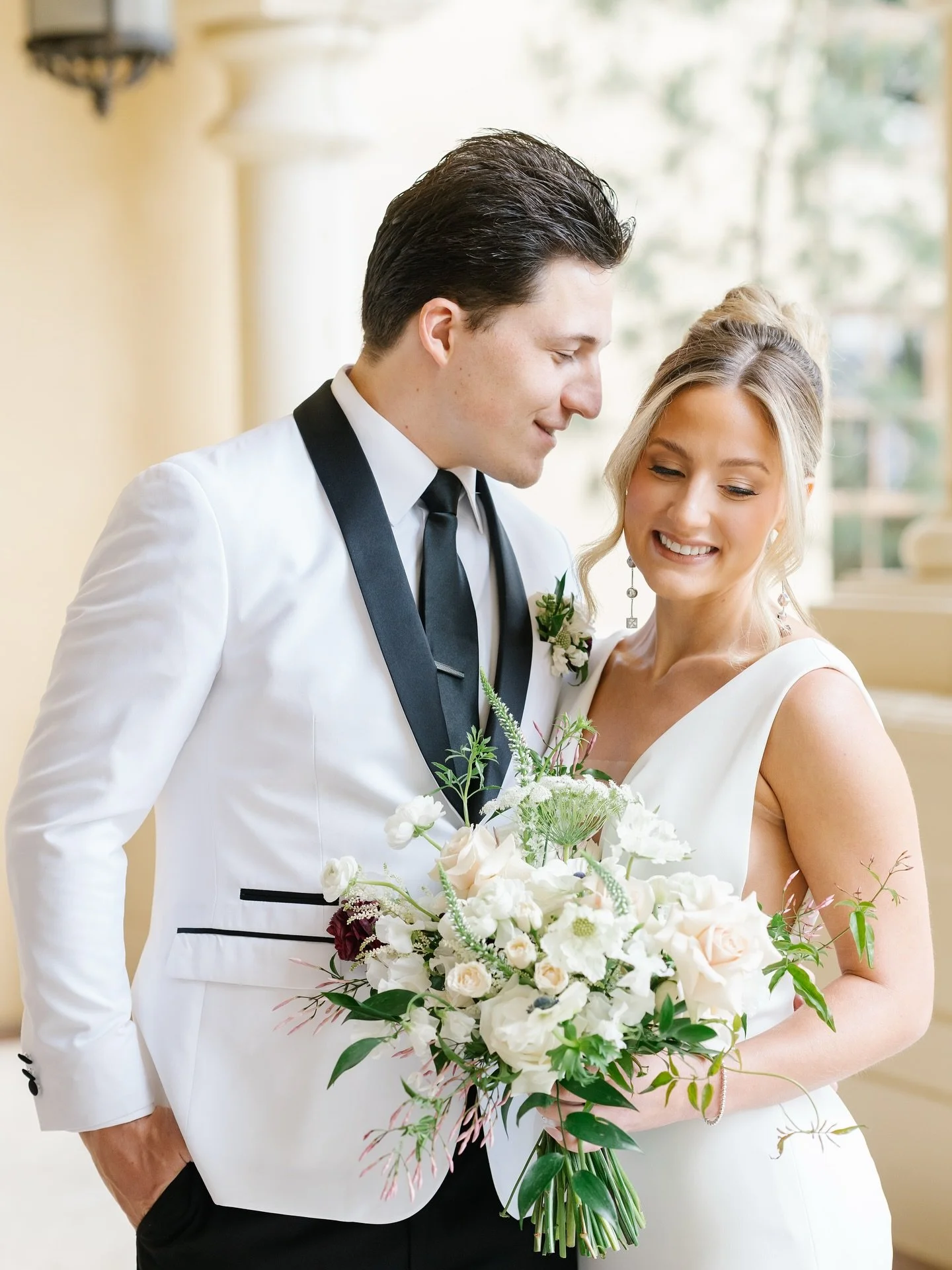 The lovely Gabrielle &amp; Layton ✨

Vendor Team:
Event Planning: @gracefulgatheringslv 
Venue: @gvrcasino 
Florist: @flowersbymichelle 
Photography: @amberandcophoto 
Hair &amp; Makeup: @glammedupvegas 

#lasvegas #lasvegaswedding #wedding #weddingd