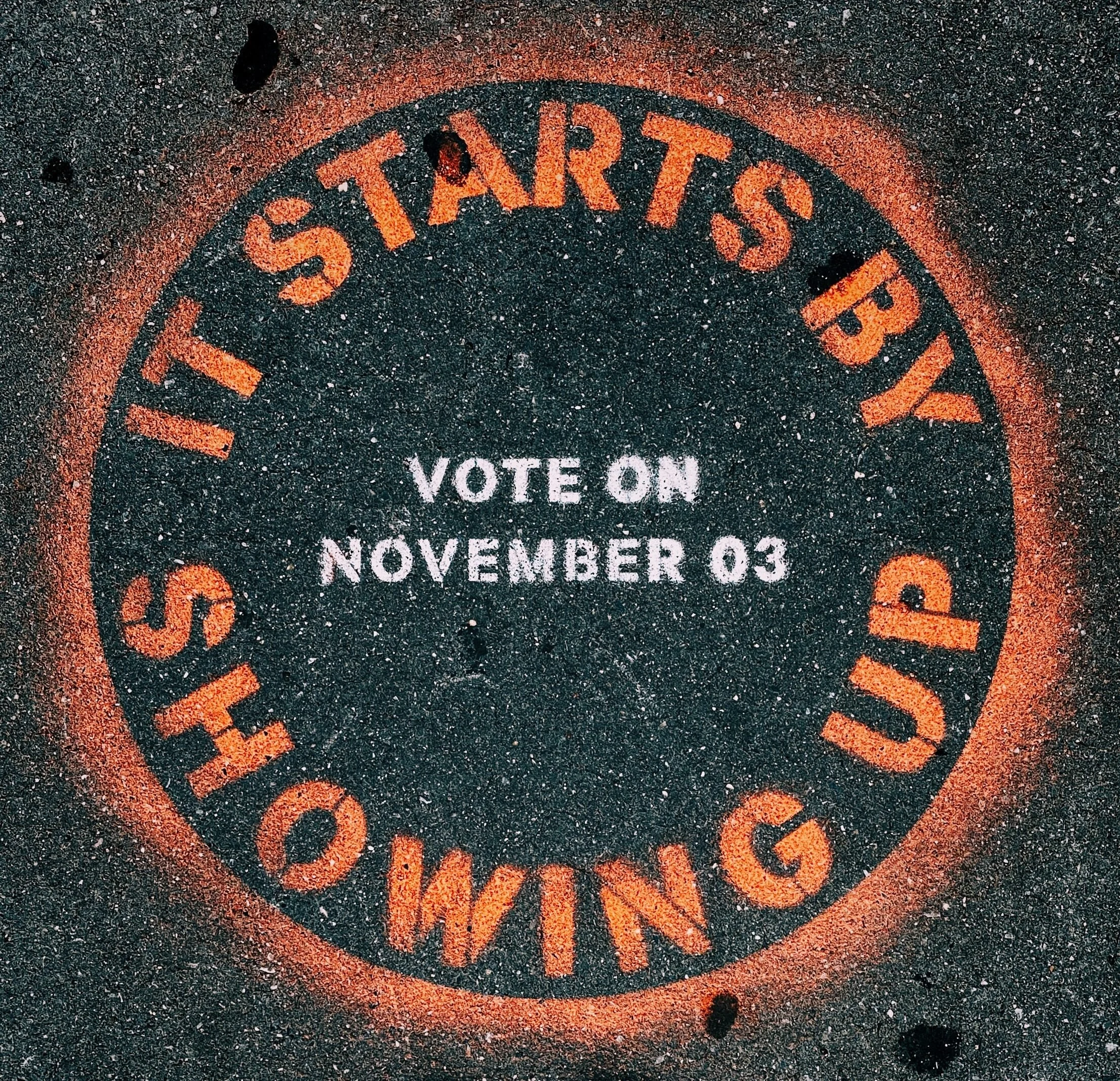 Word for the day "Time to Vote in 2020"