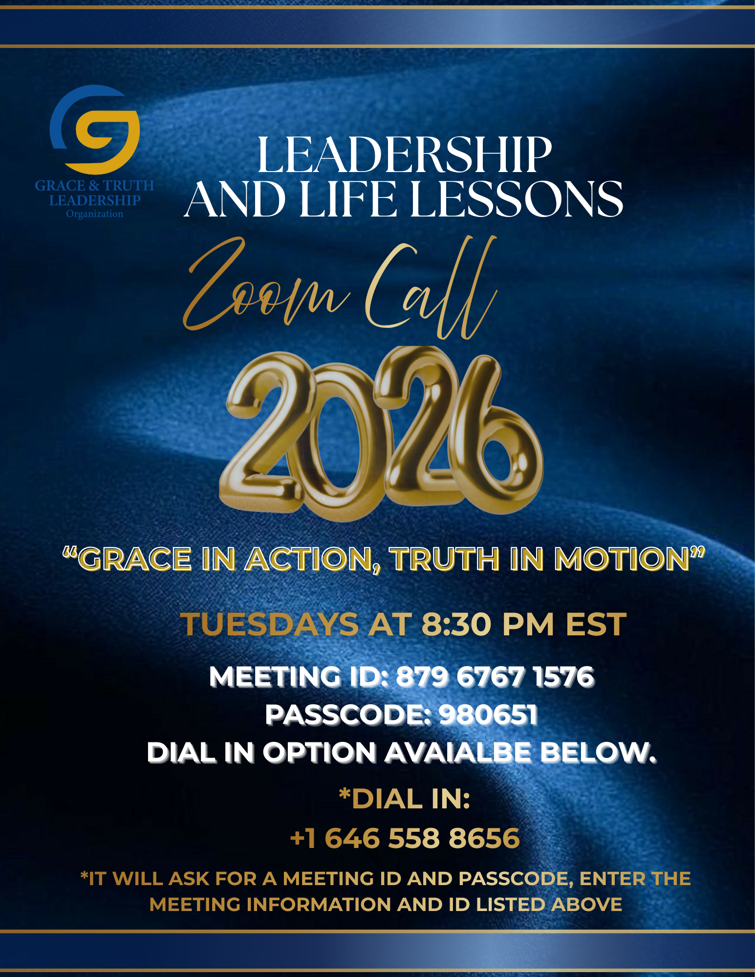 Zoom Leadership Call 