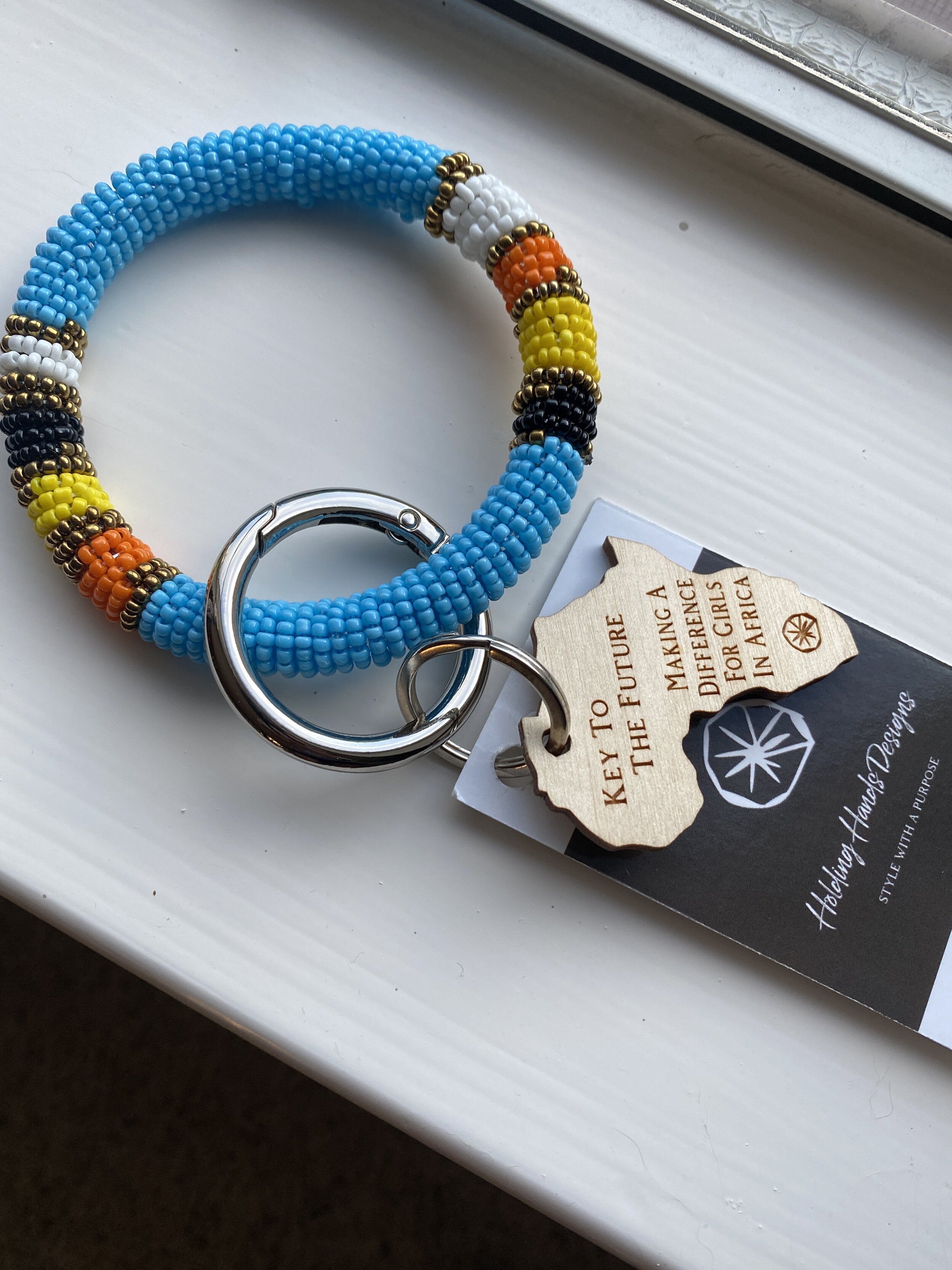 Massai Block Color Keyring Bangles (Nonprofit) Limited Addition