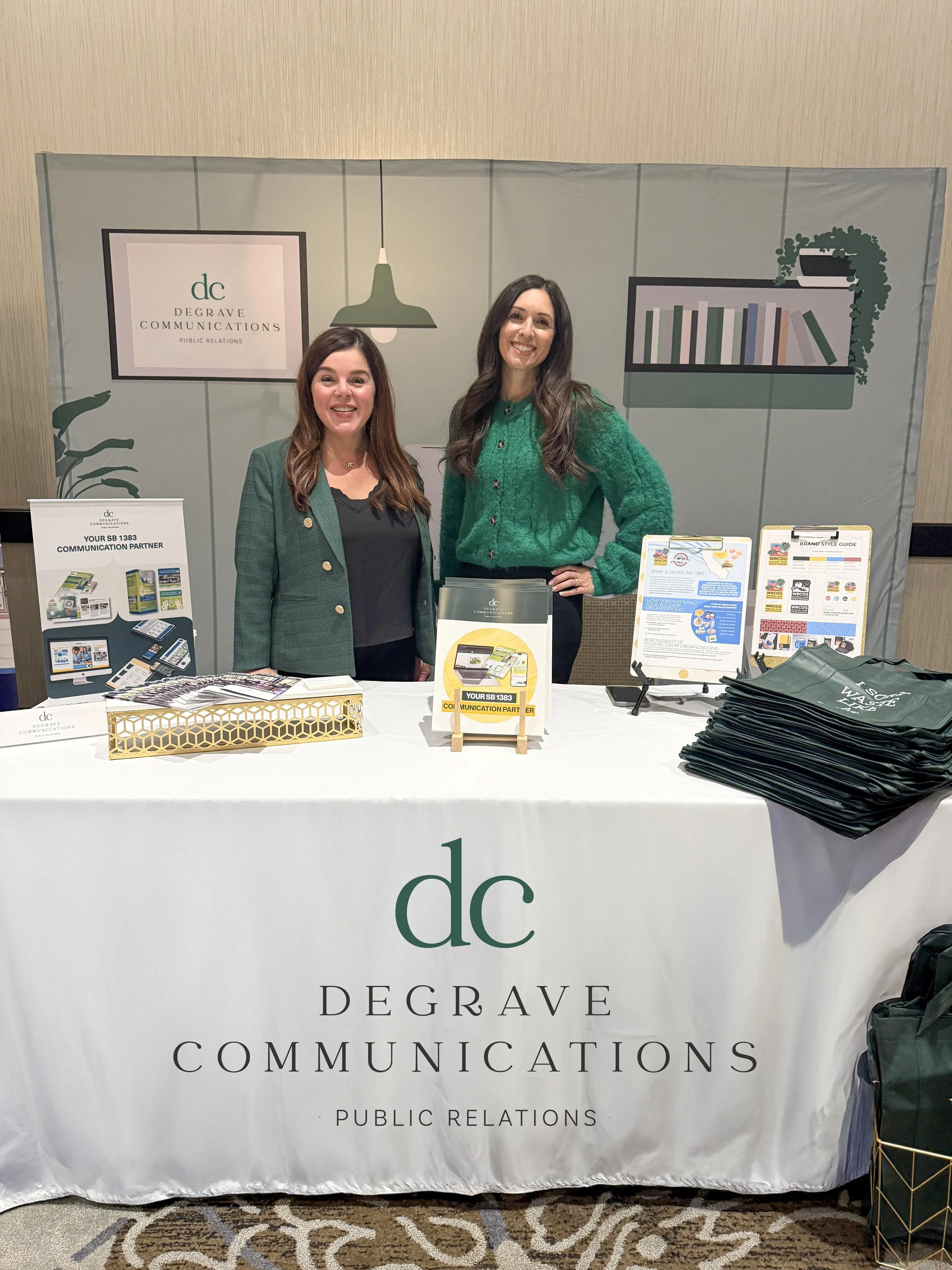 Liselle and Rachel at Southern California Waste Management Forum